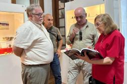 Autoridades culturales de Salto visitaron el Museo de Antropología y Ciencias Naturales de Concordia