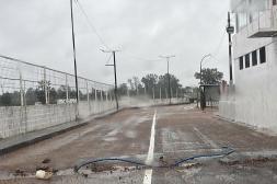 Robaron más de 100 metros de cable gris del Autódromo Ciudad de Salto 