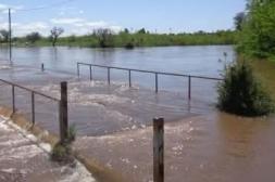 Lluvias intensas dejaron  varios pasos con crecidas  en las localidades rurales