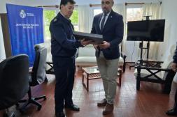 Fortalecen lazos institucionales entre la  Jefatura de Salto y Embajada de Rumania