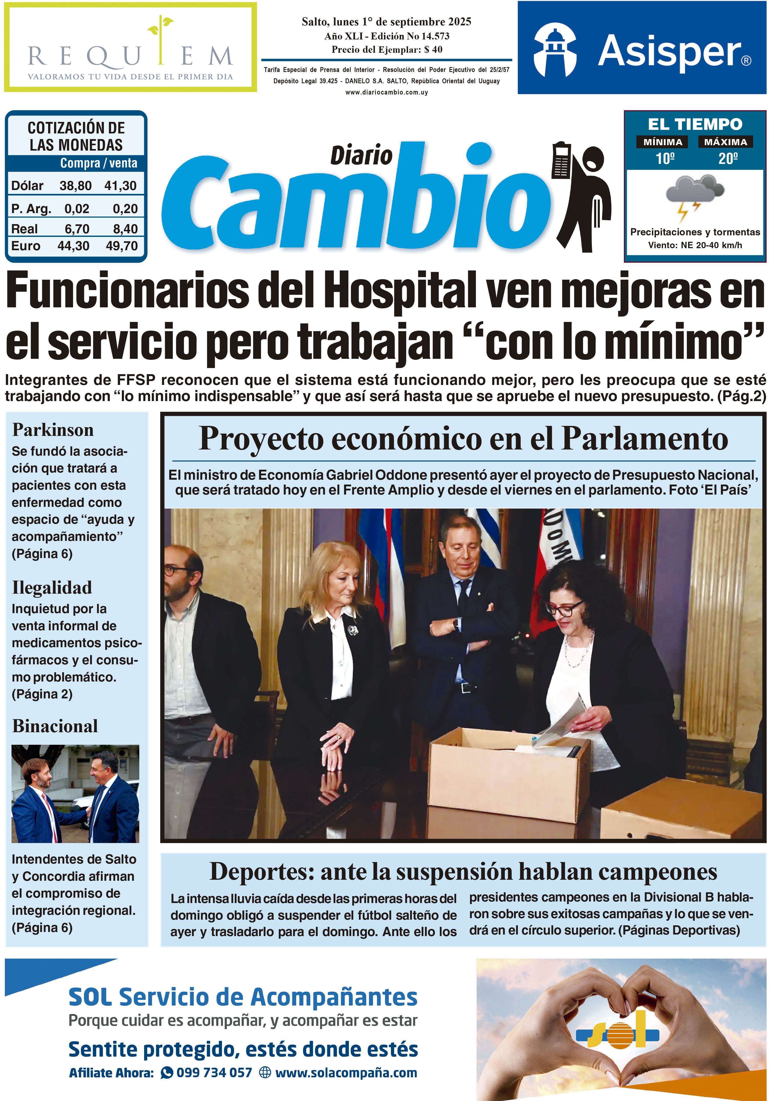 Portada de hoy