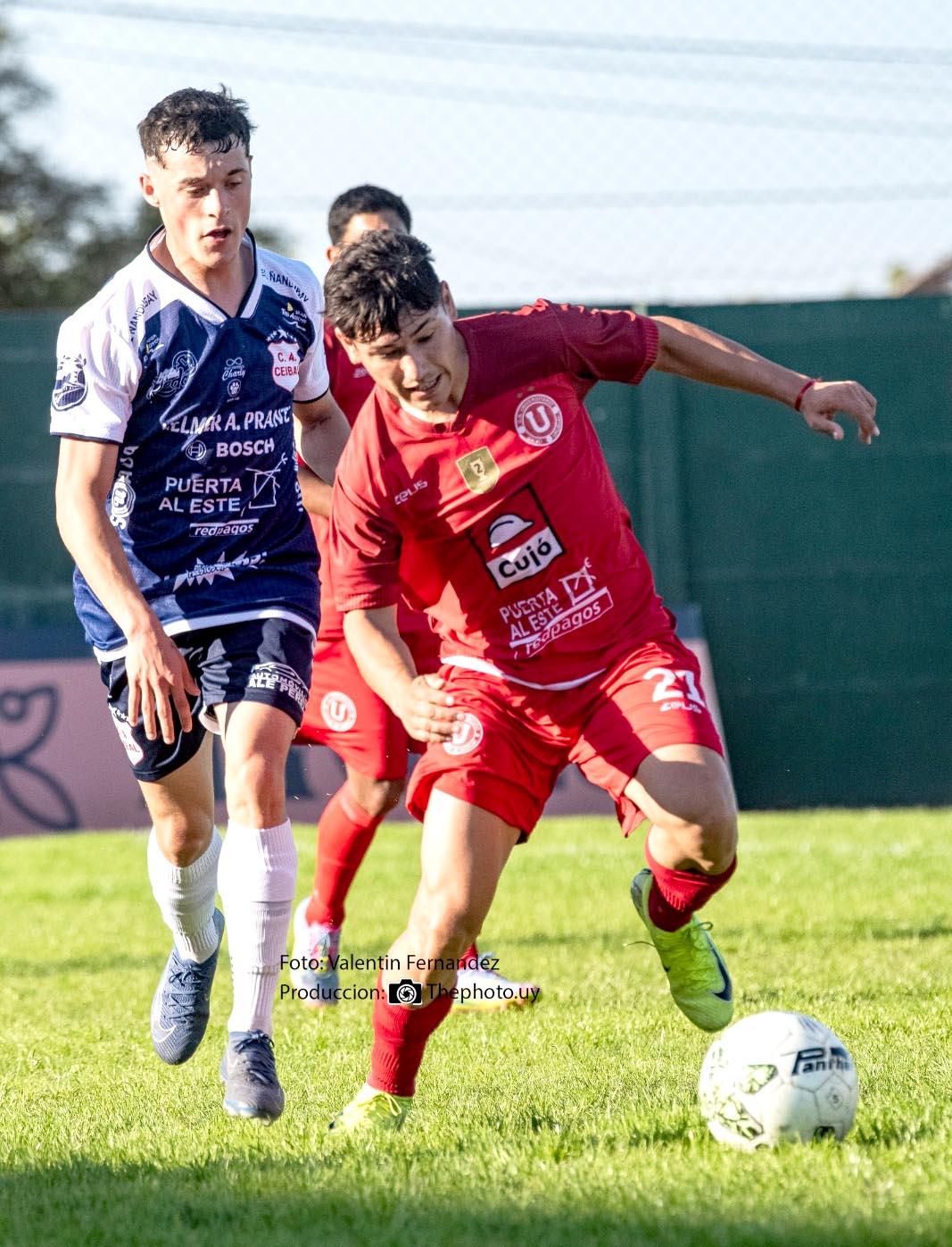 Trastabilló: la “U” perdió ante Ceibal pese a su momento de ensueño. Foto: Valentín Fernández.