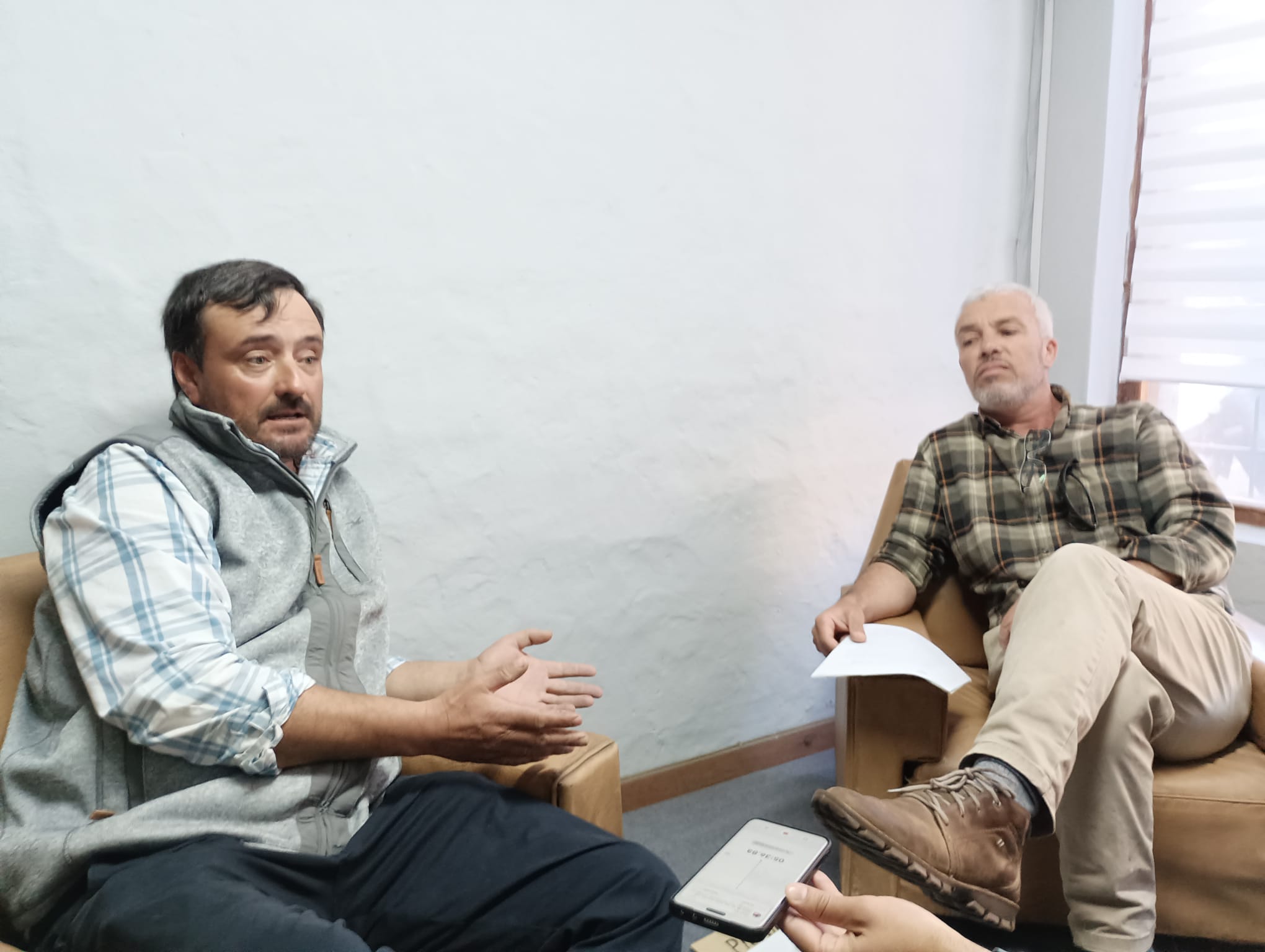 Marcelo Gabrielli y Walter Tironi en CAMBIO.