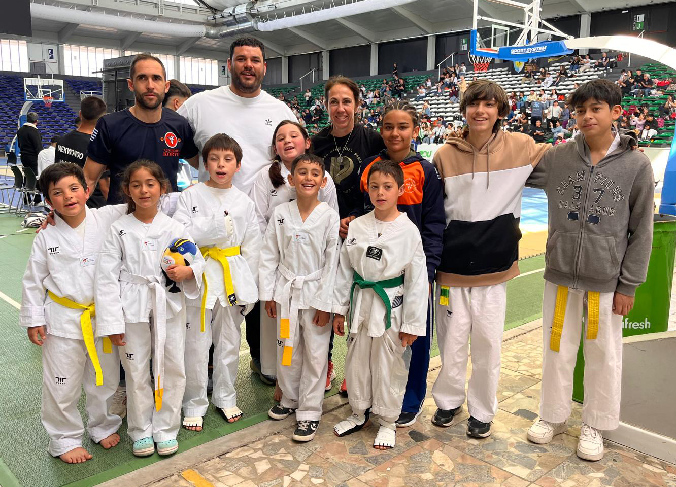 Medallas del taekwondo salteño en el Nacional