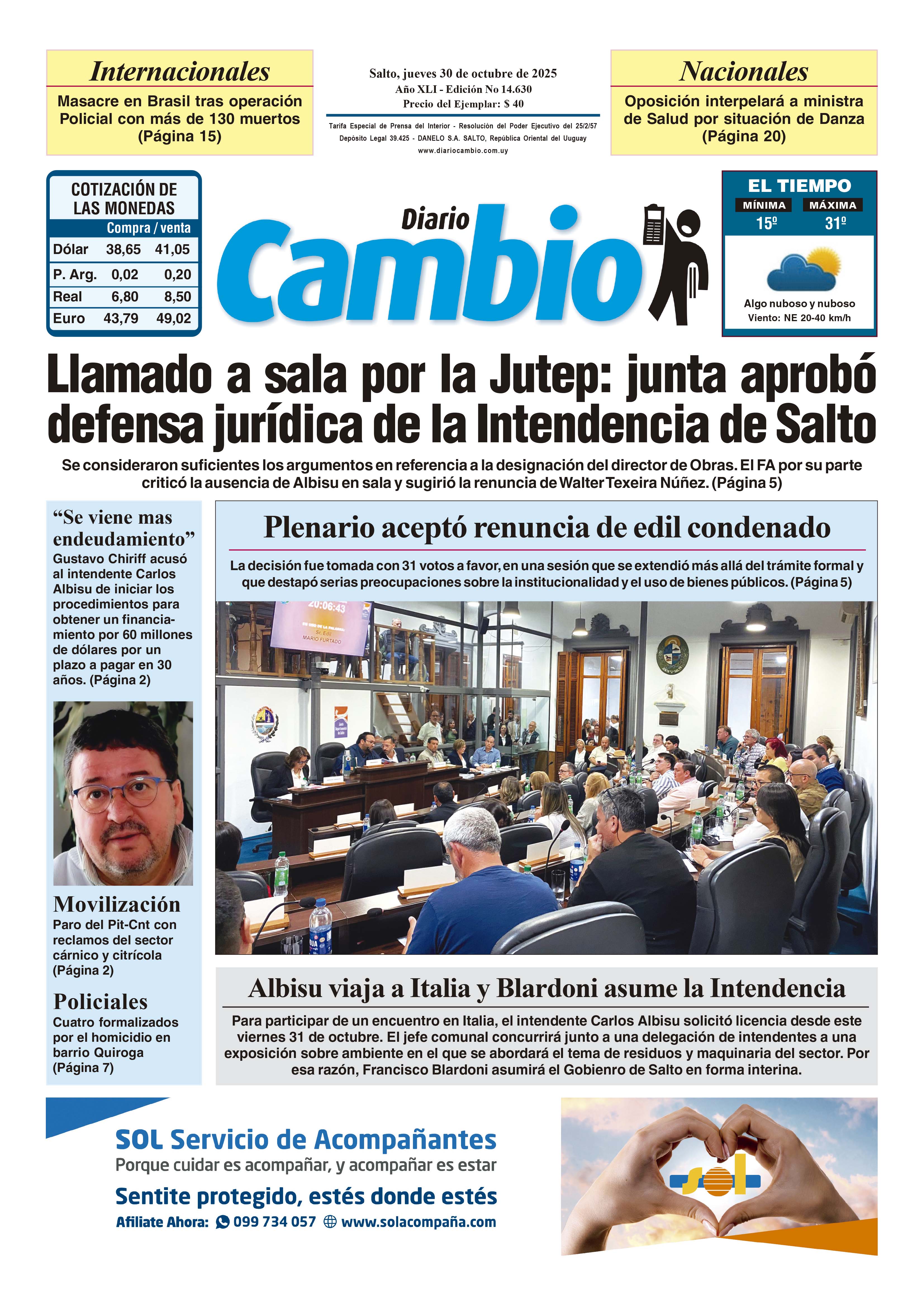 Portada de hoy