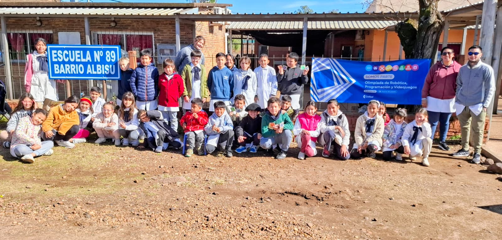 Orgullo y alegría para la Escuela Rural 89: niños clasificaron a la final de Olimpíadas de Robótica