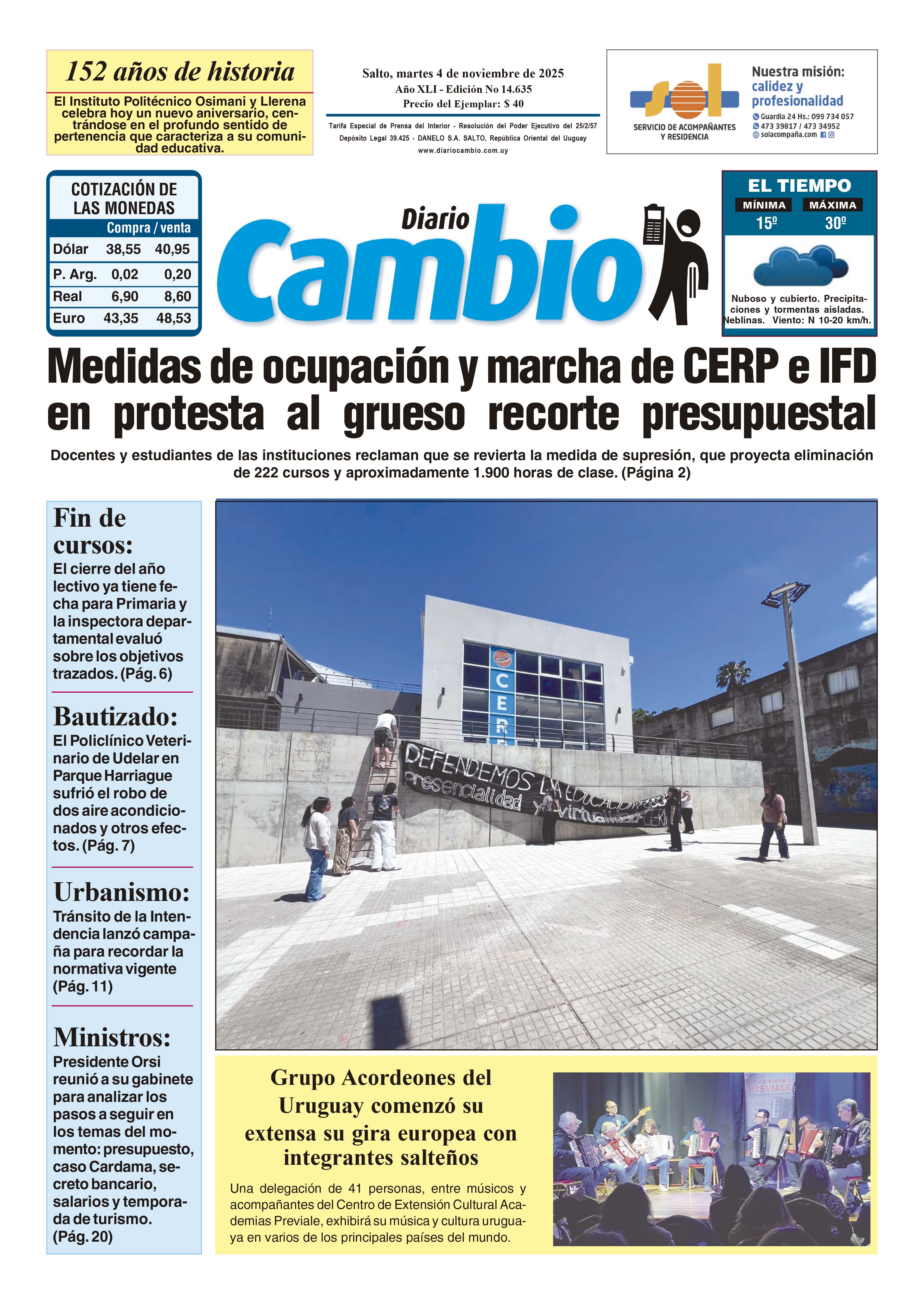 Portada de hoy