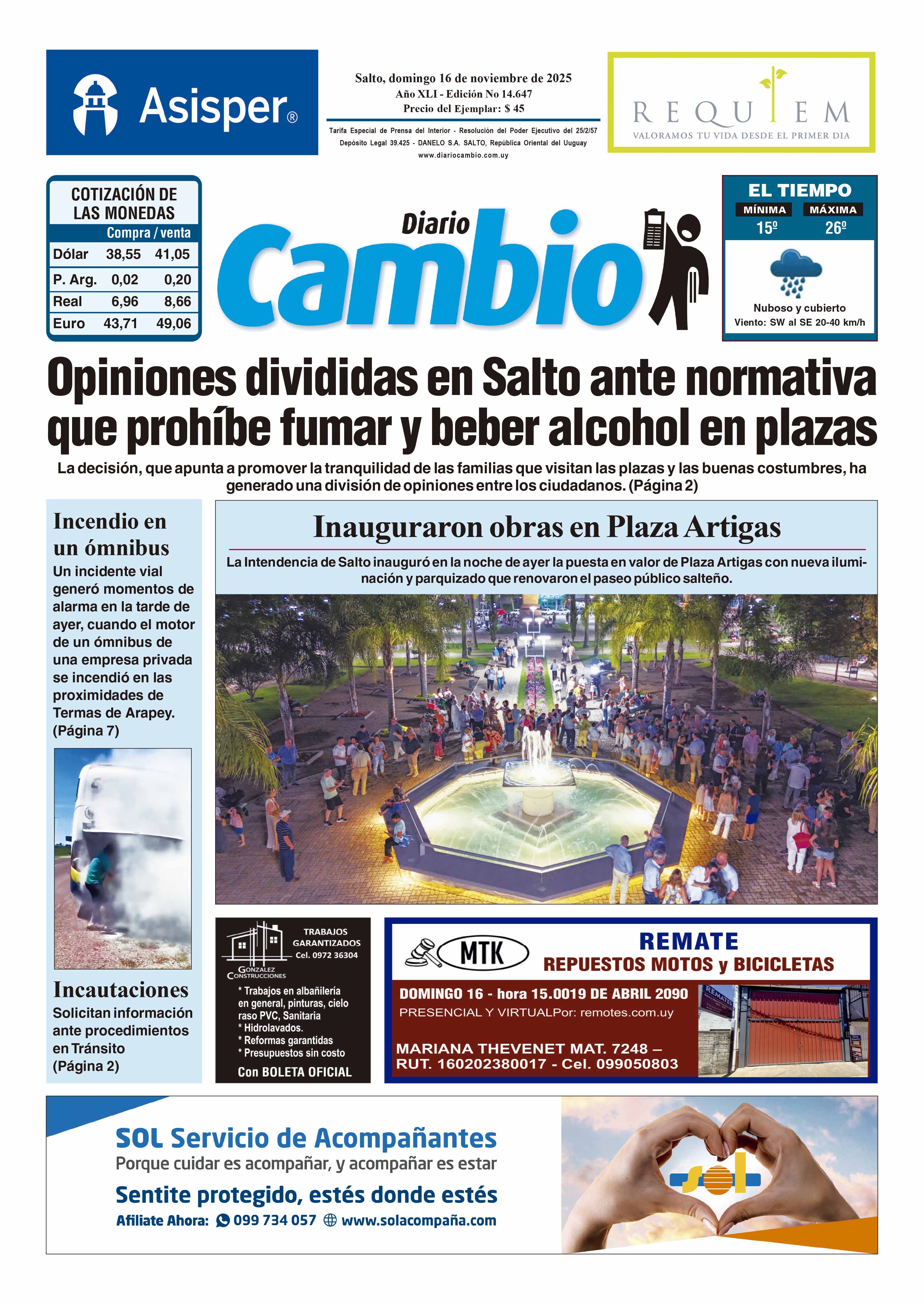 Portada de hoy