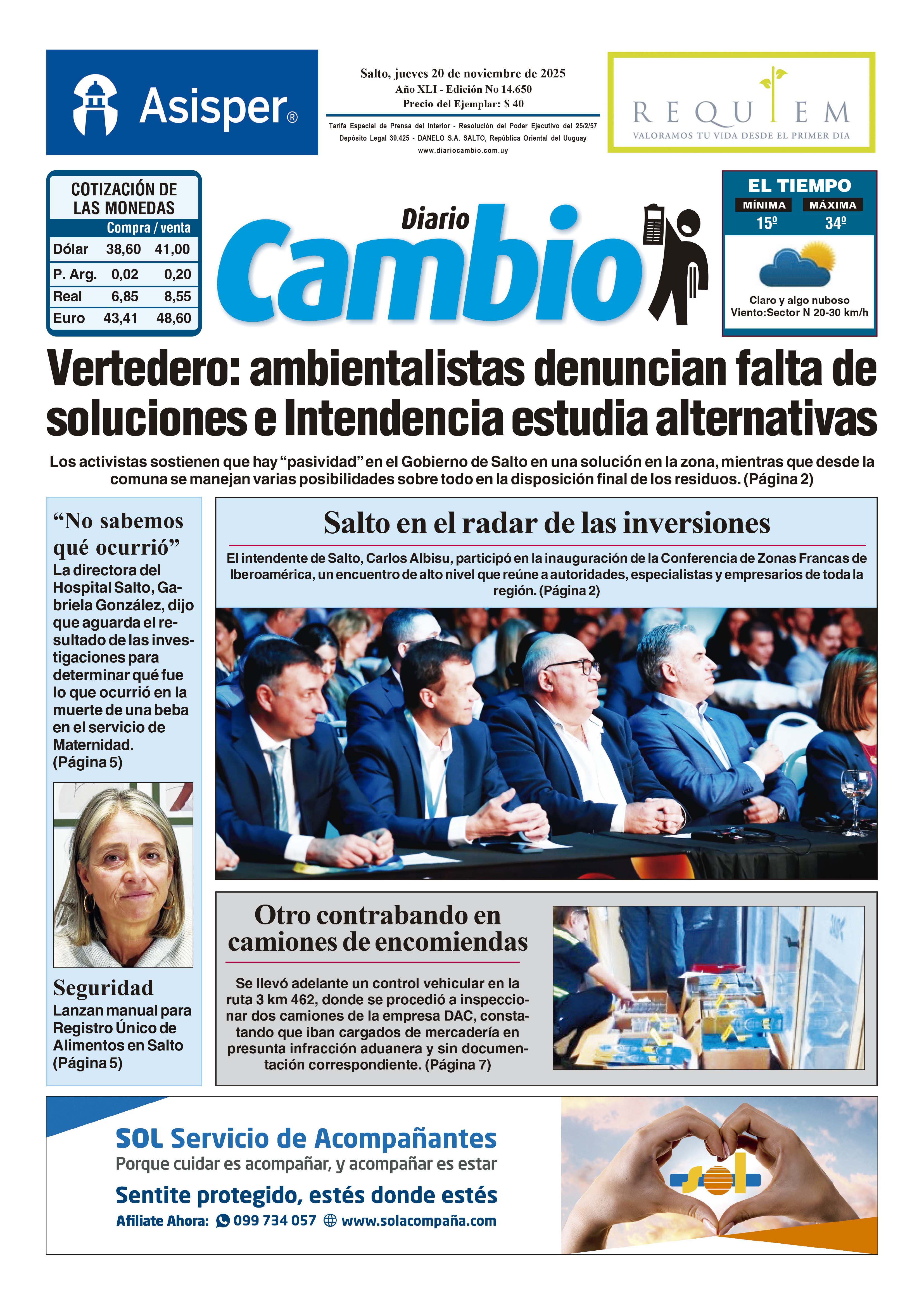 Portada de hoy