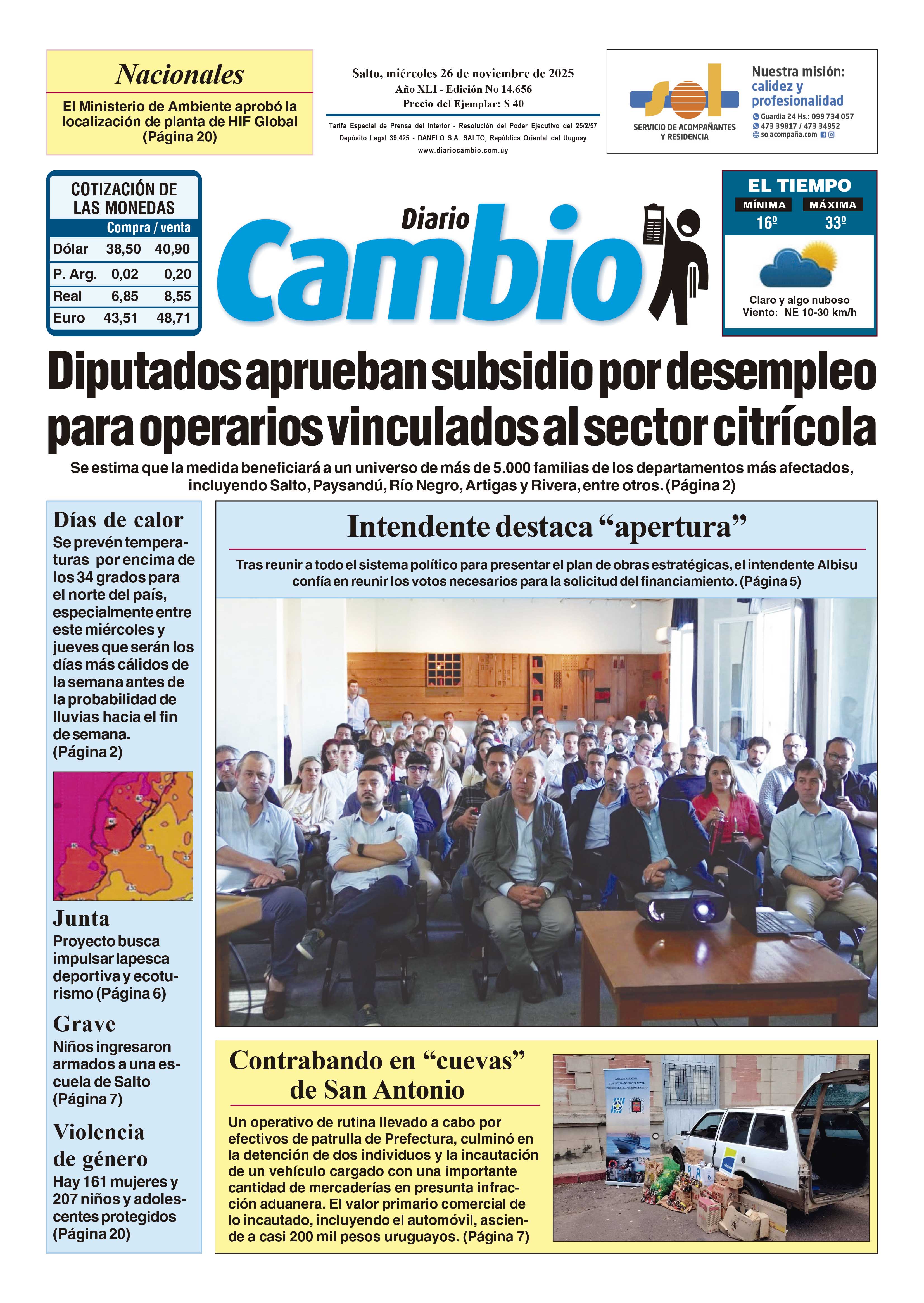 Portada de hoy