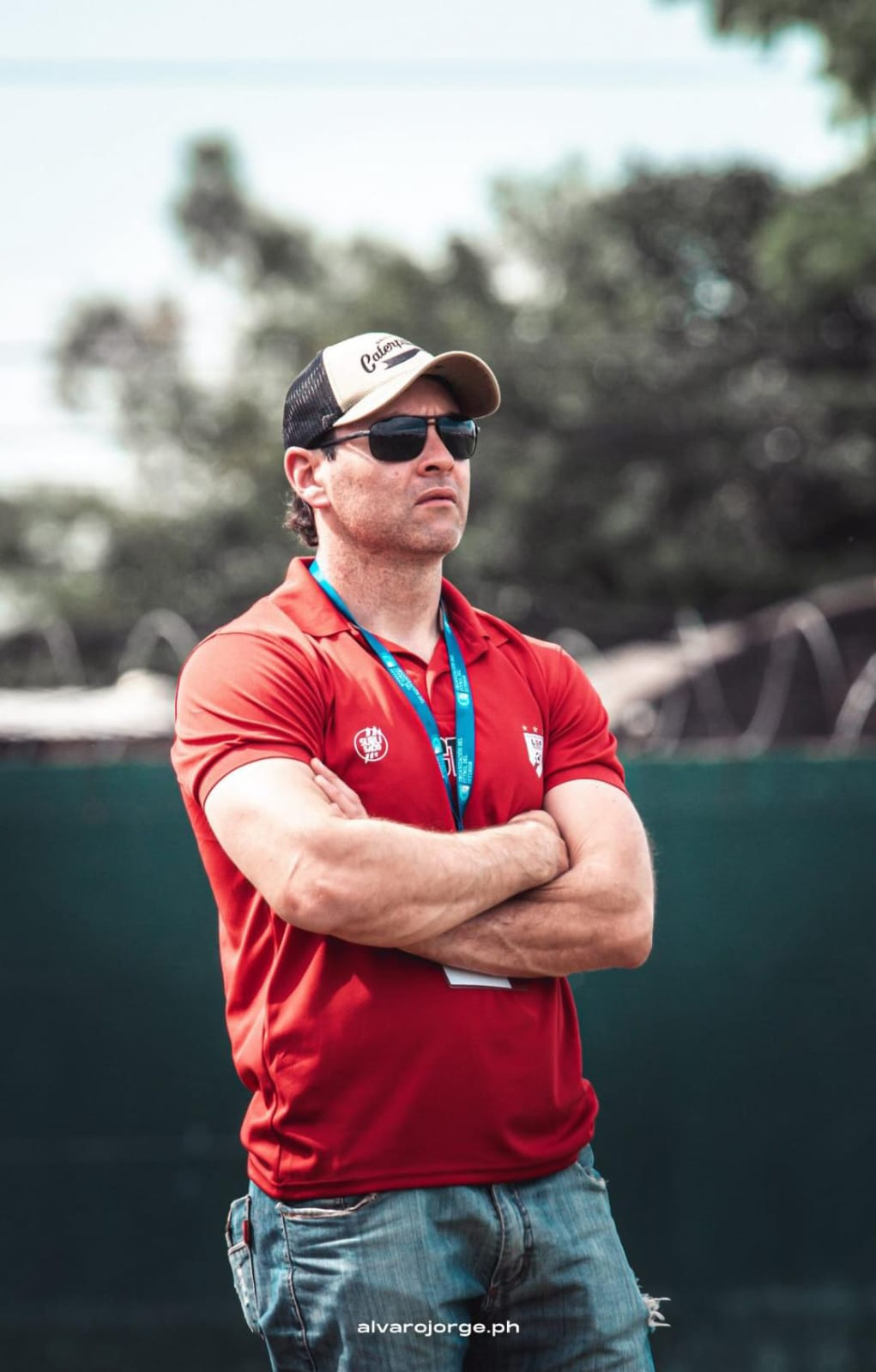 Robert Olivera dirigiendo a la selección sub 14. Foto: Álvaro Jorge.
