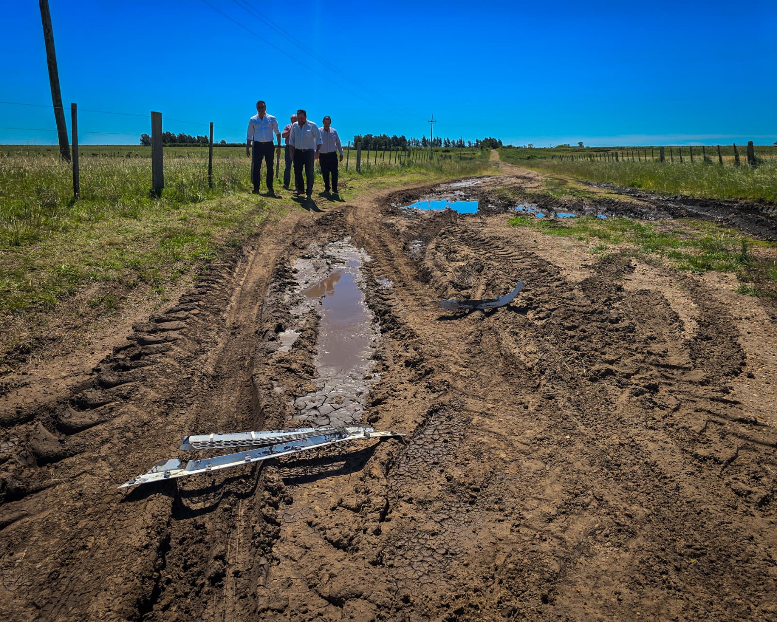 Intendente Albisu declarará   emergencia vial la caminería  rural de Salto tras recorrida