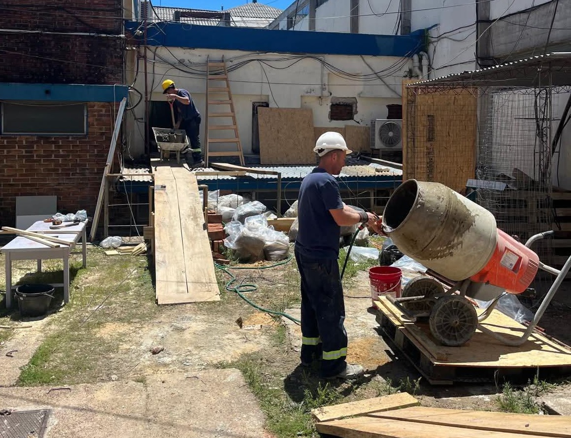 Inició construcción del "Búnker" para  nuevo tomógrafo del Hospital de Salto