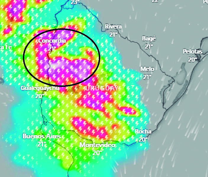 Inumet emitió un aviso especial  para este próximo fin de semana