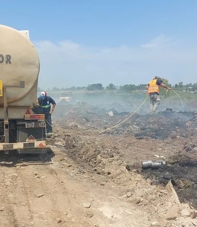 Preocupación en vertedero  ante los riesgo de incendios