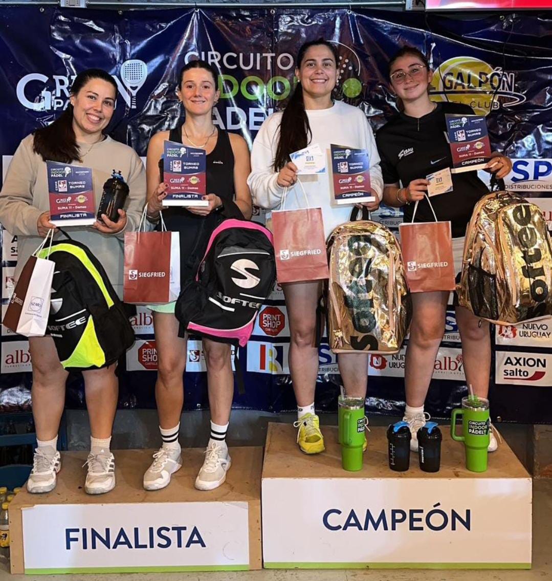 El Circuito Indoor celebró una nueva fecha en modalidad Sumas. Klappenbach/Dalves festejaron en Suma 4