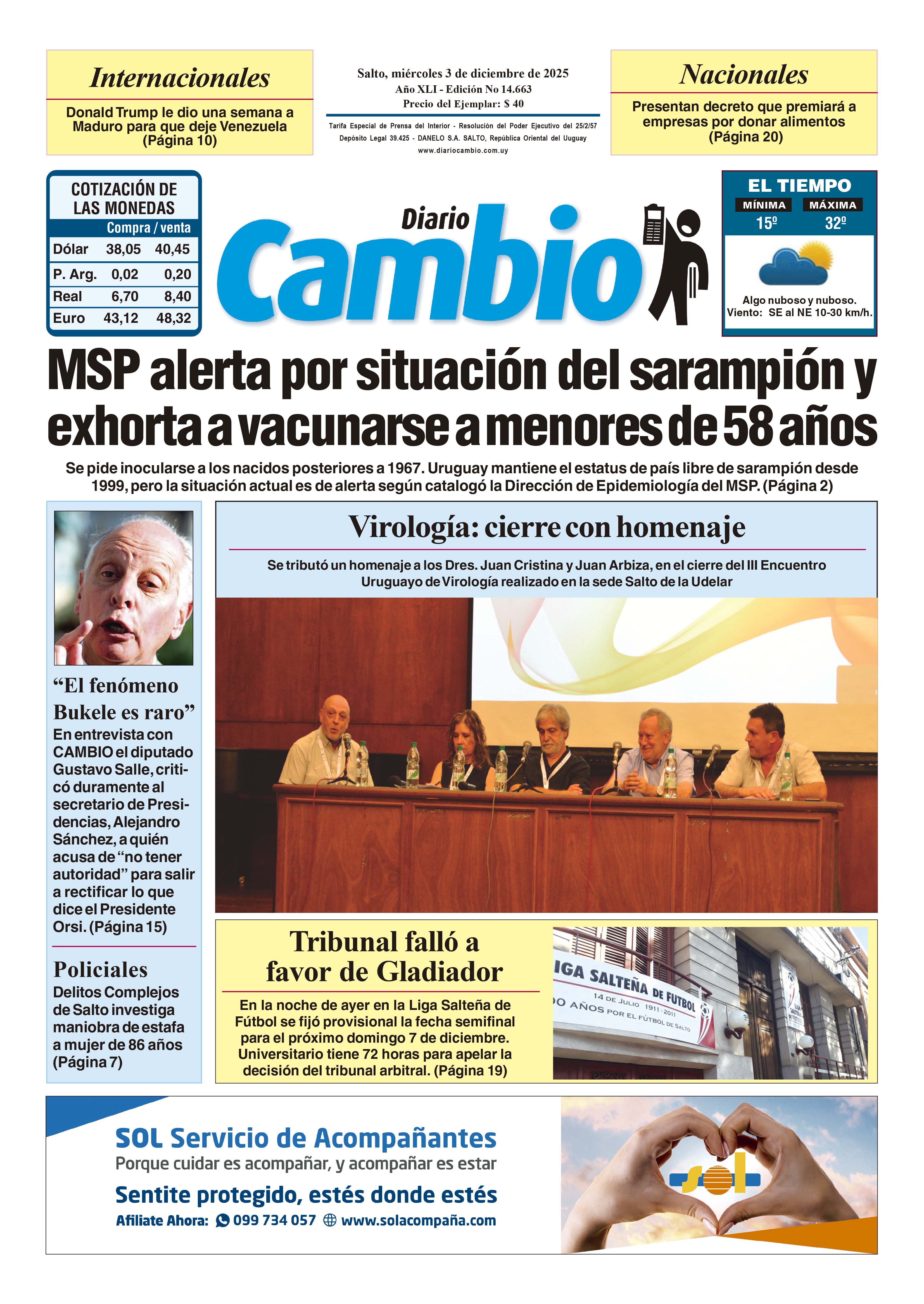 Portada de hoy