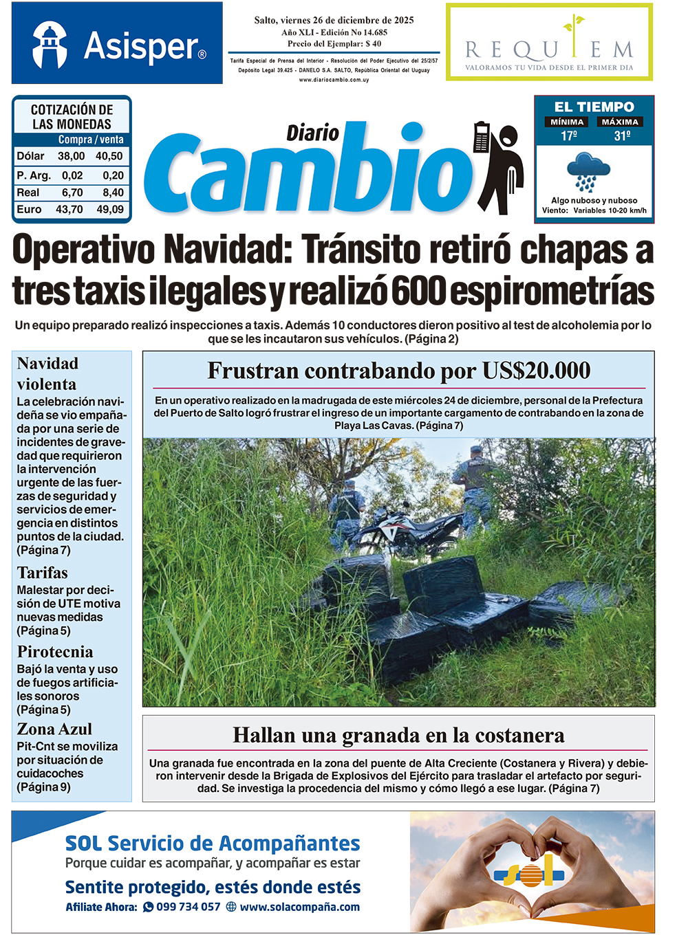 Portada de hoy