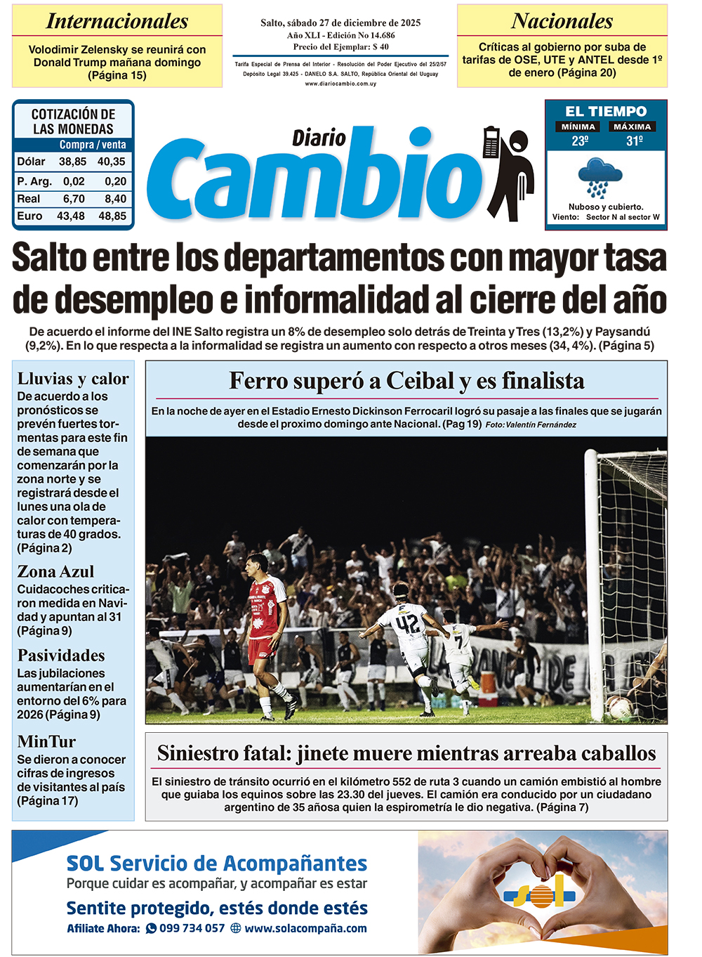 Portada de hoy