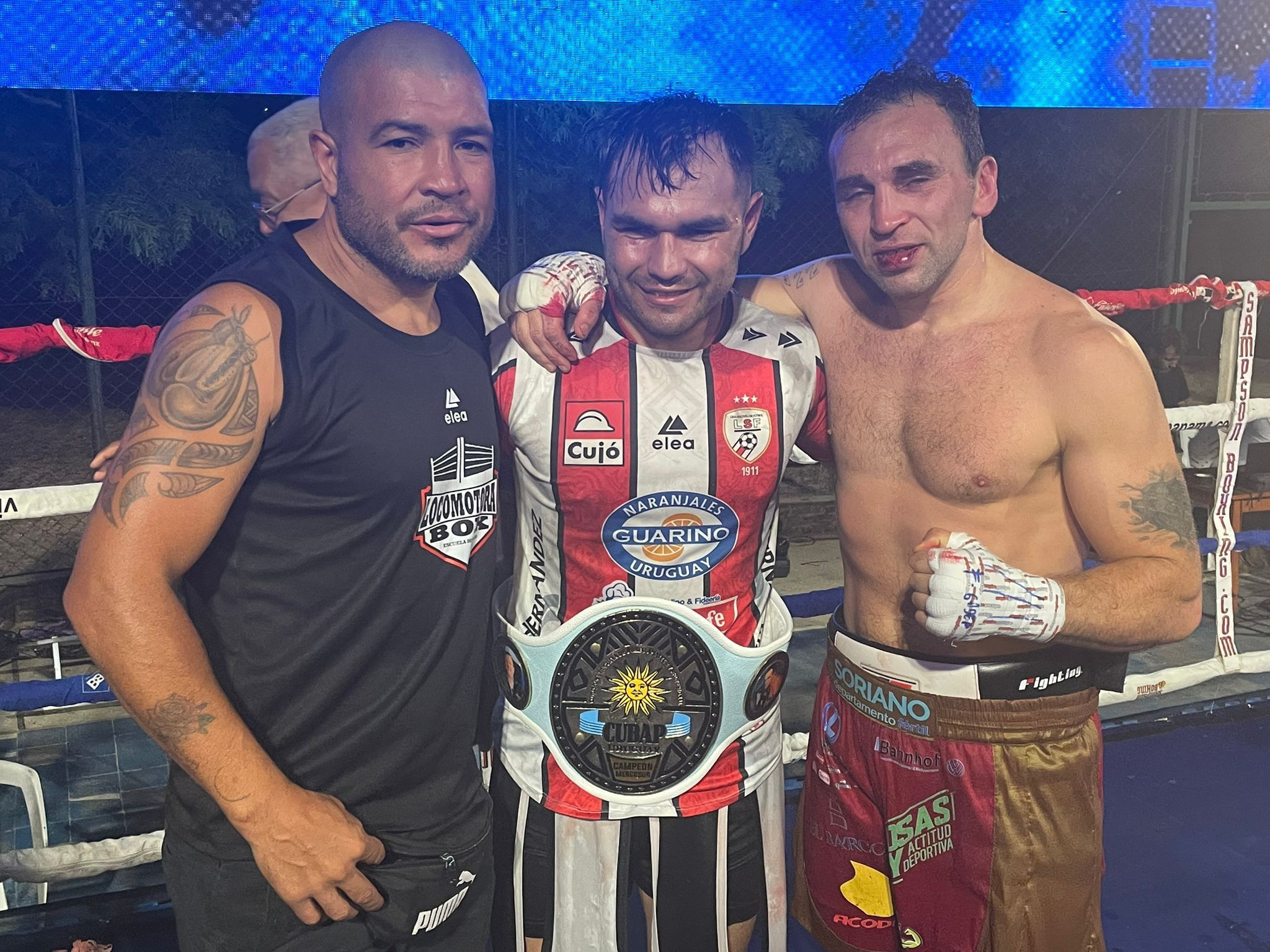 Boxeo : Mario Furtado ganó por KO  Técnico y es campeón uruguayo 