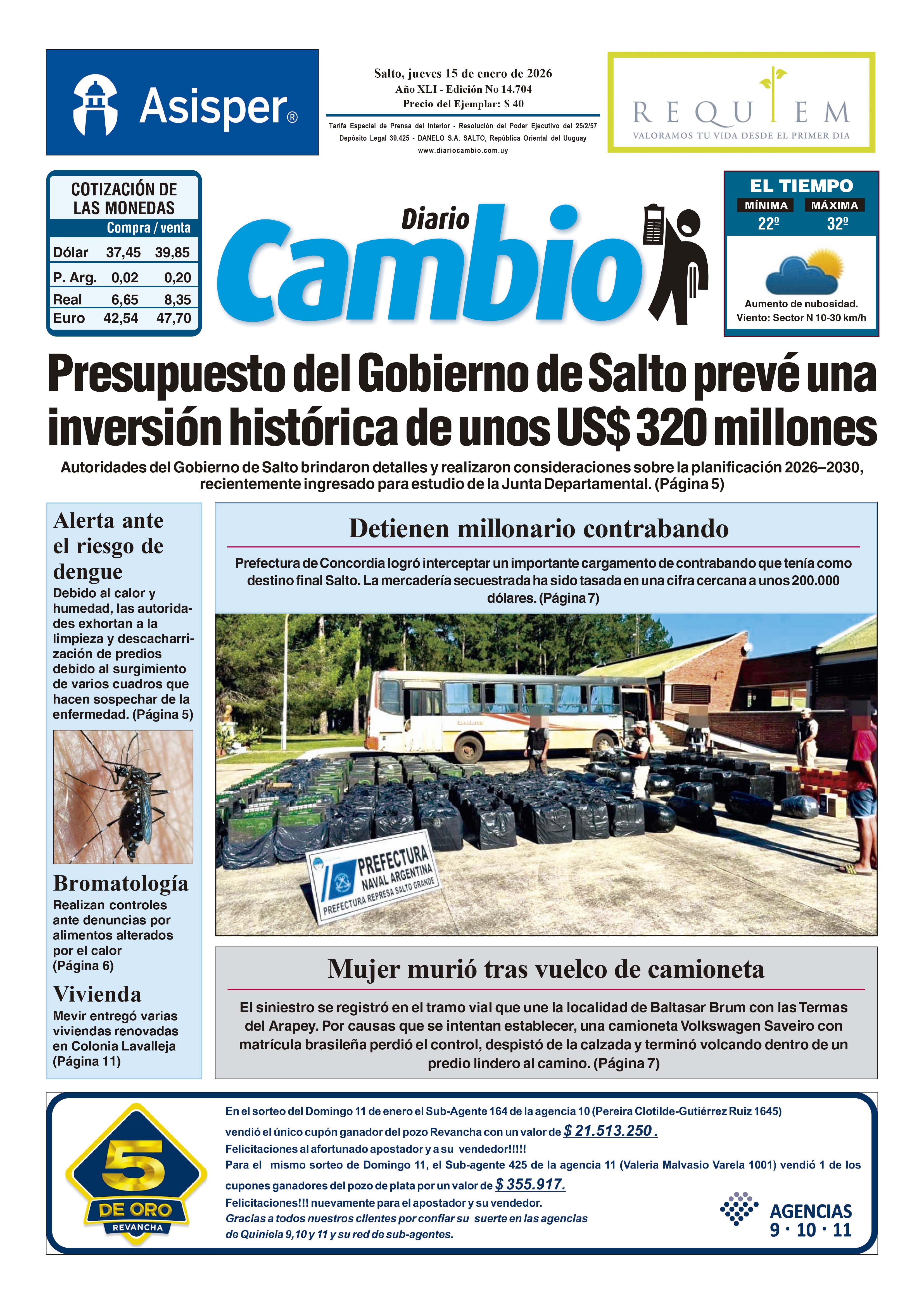 Portada de hoy