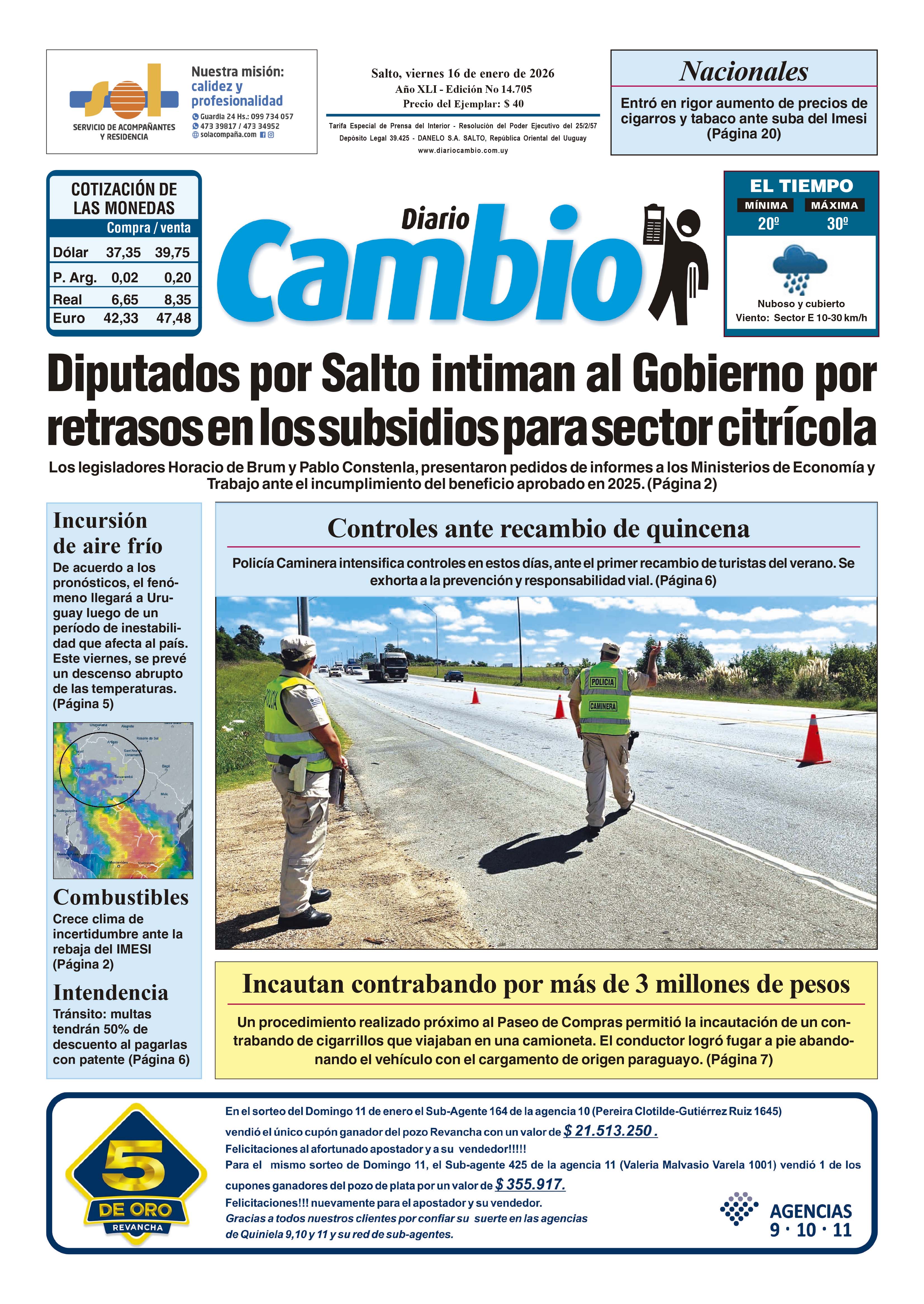 Portada de hoy