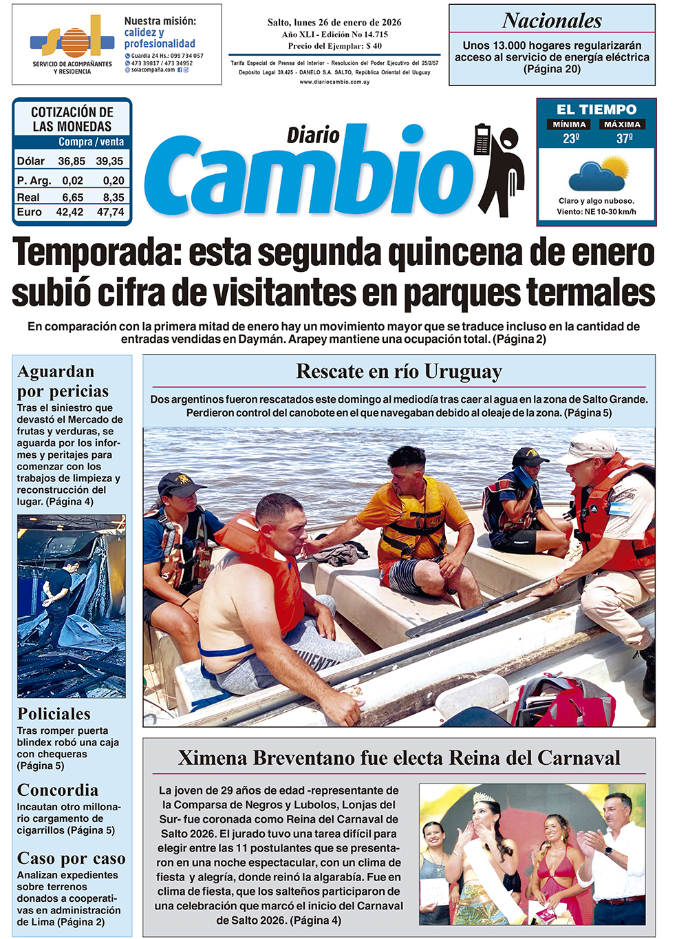 Portada de hoy