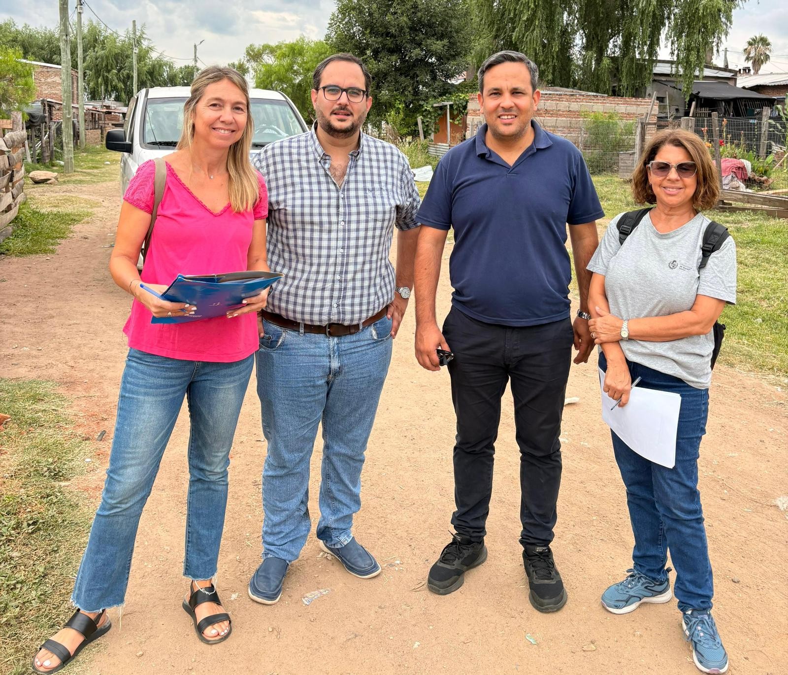 Desarrollo Social llevó adelante una jornada territorial en zona de Andresito y Nuevo Uruguay junto al Mides