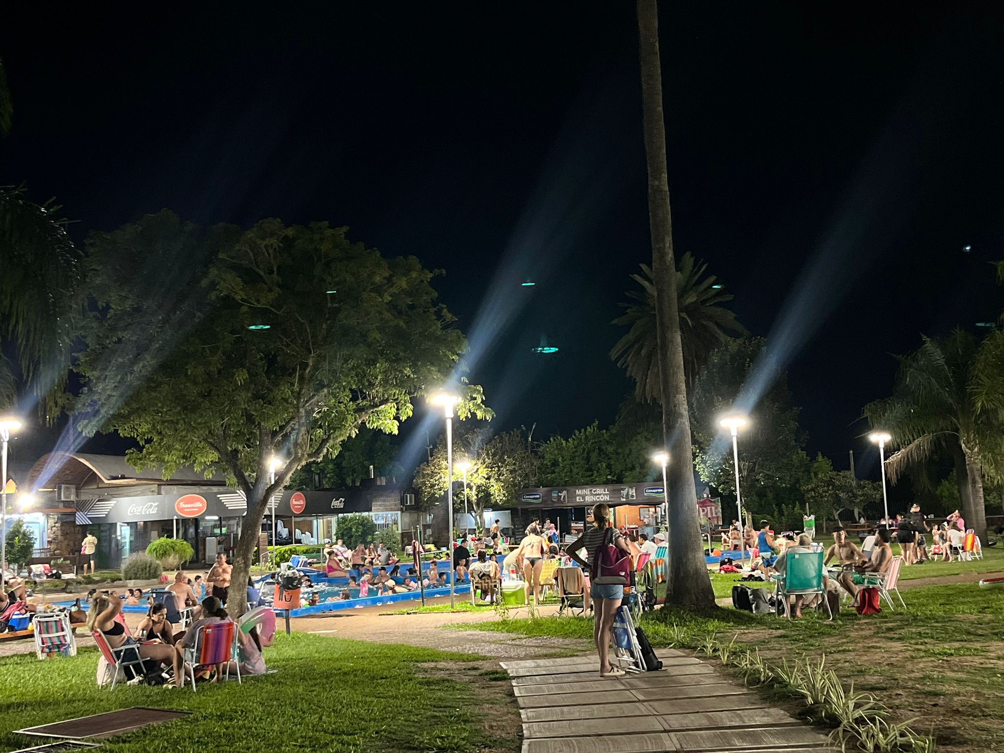 Gran presencia de público  en Termas del Daymán 
