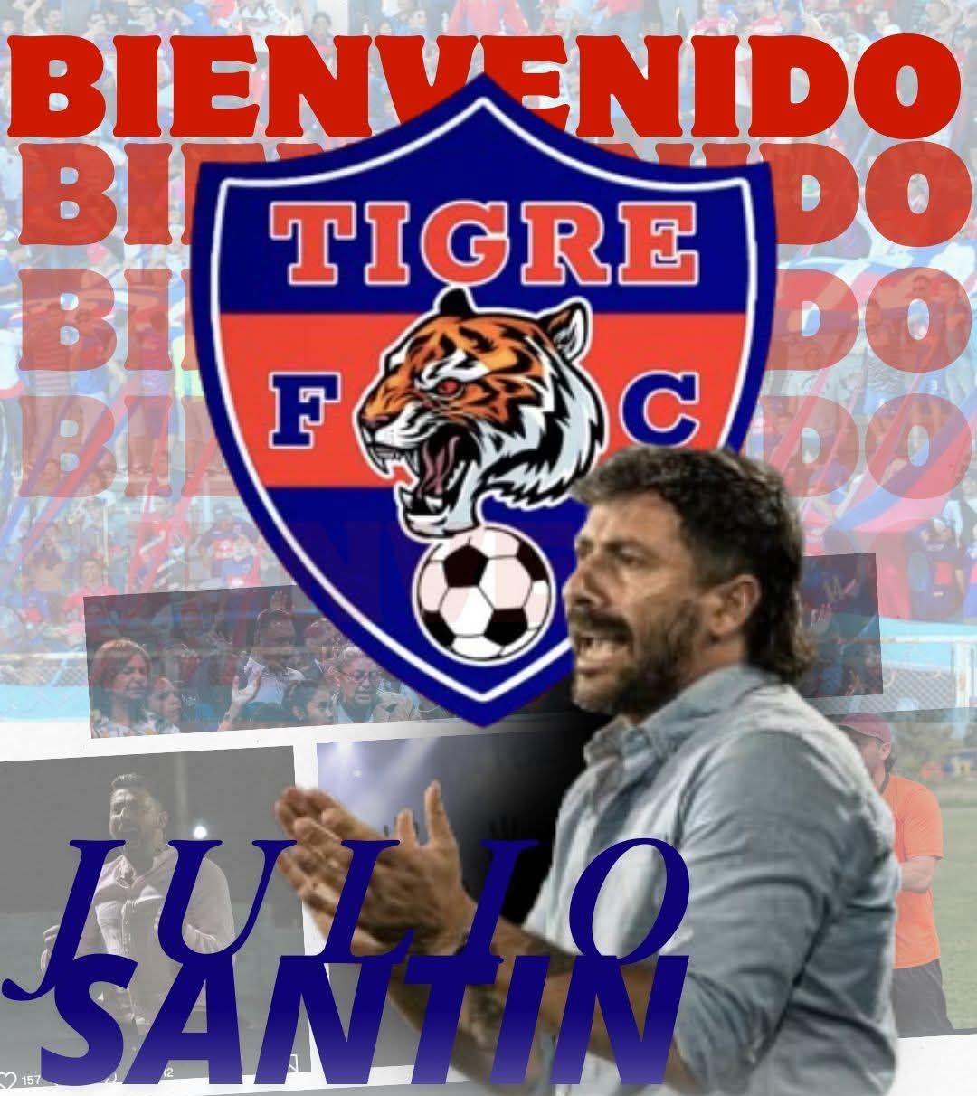 Fútbol Salteño : Tigre: Julio Santin será el DT para la temporada 2026  