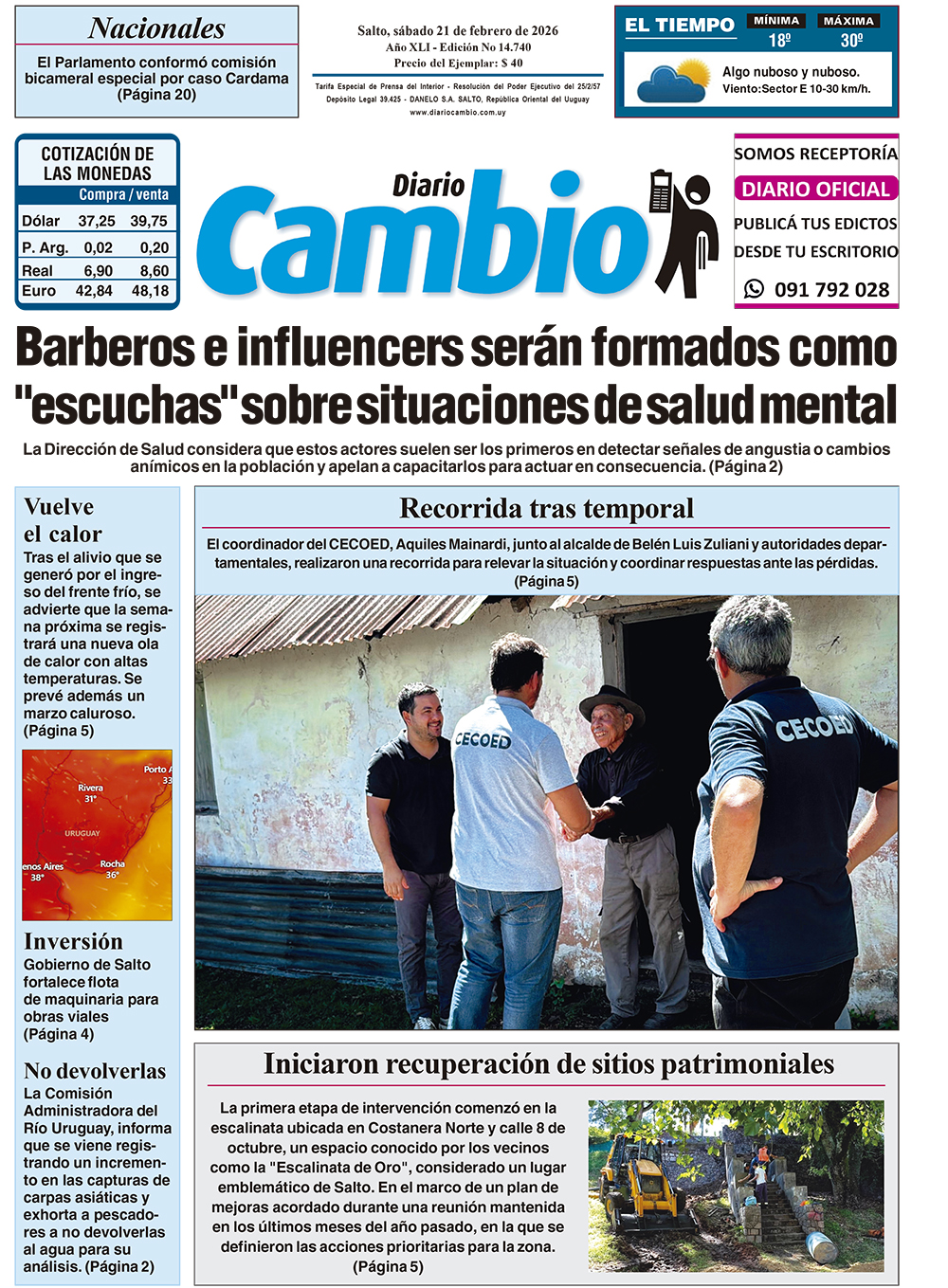 Portada de hoy