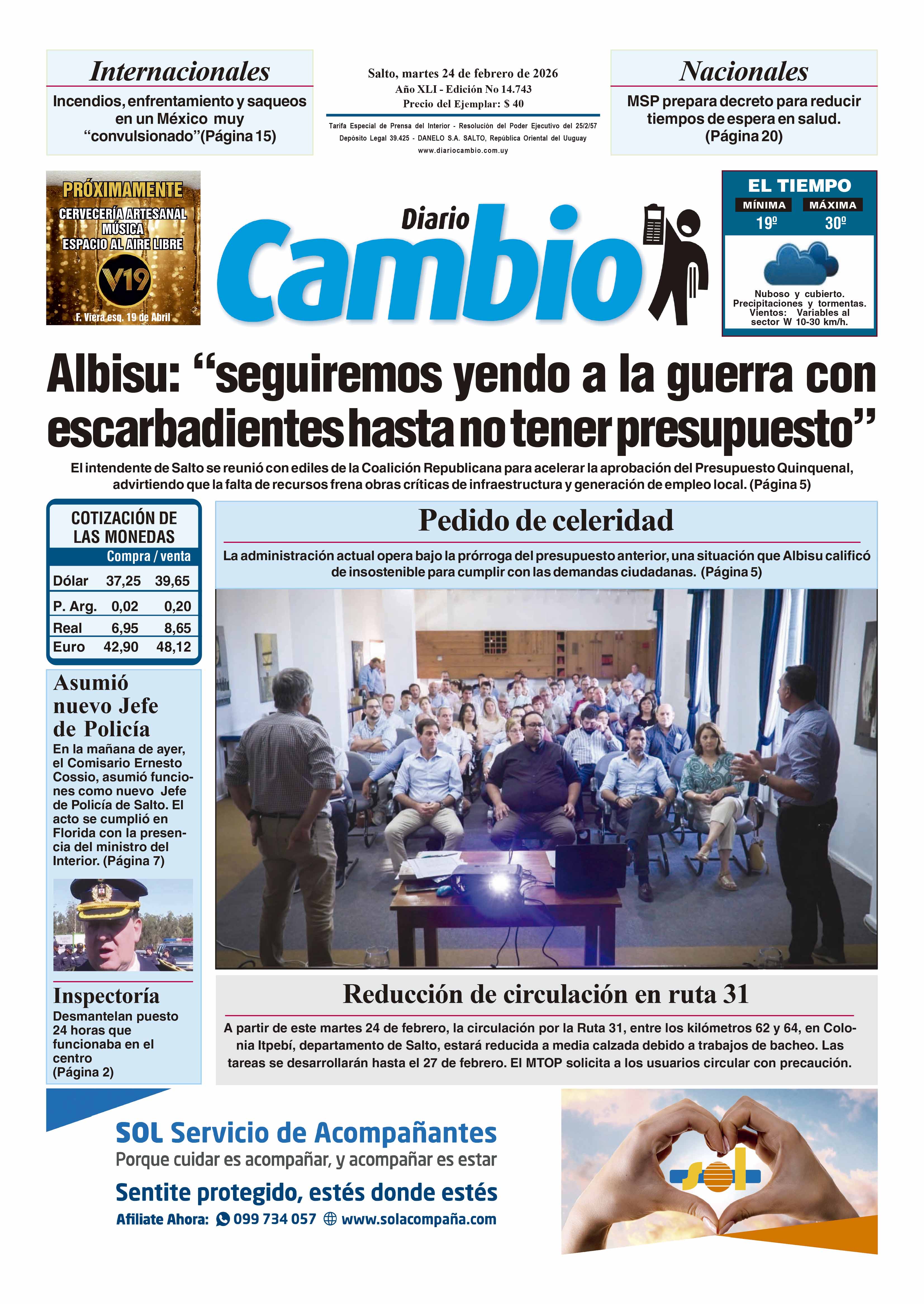Portada de hoy