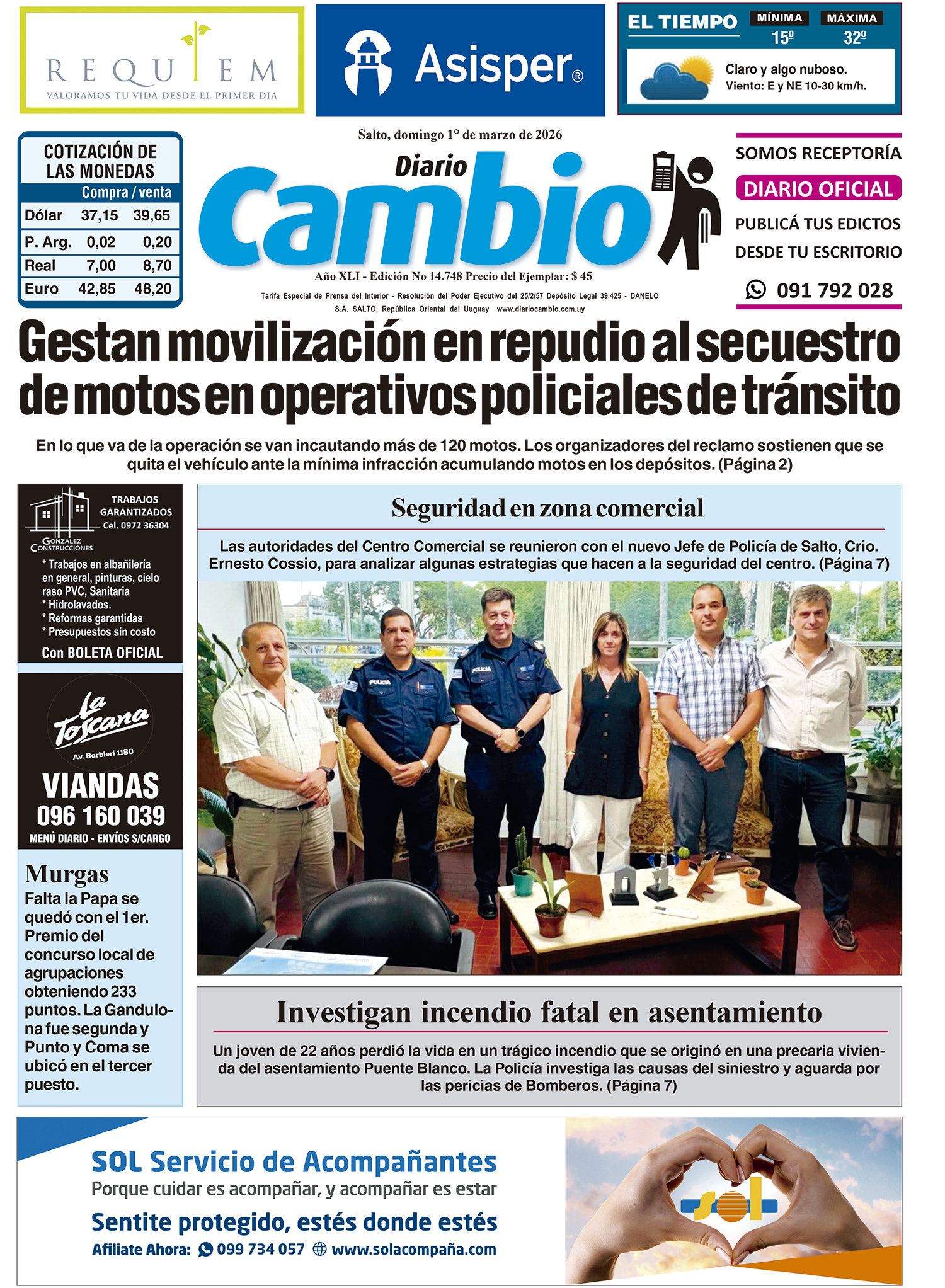 Portada de hoy