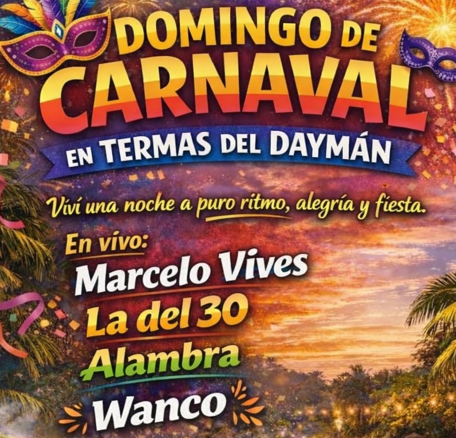 El Carnaval de Salto también se  vive a pleno en centros termales