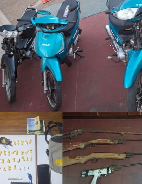 Golpe al microtráfico y  delitos de receptación