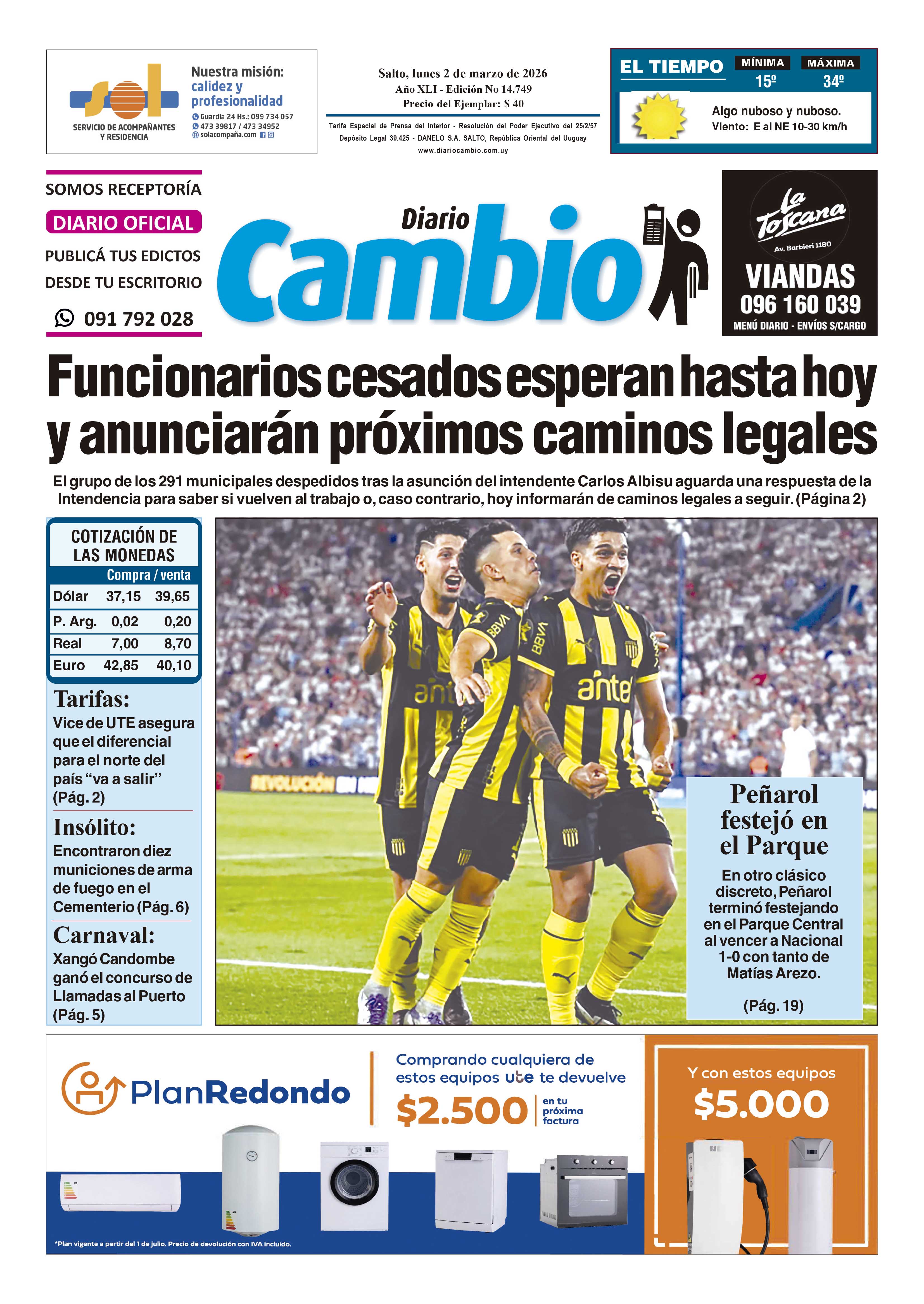 Portada de hoy