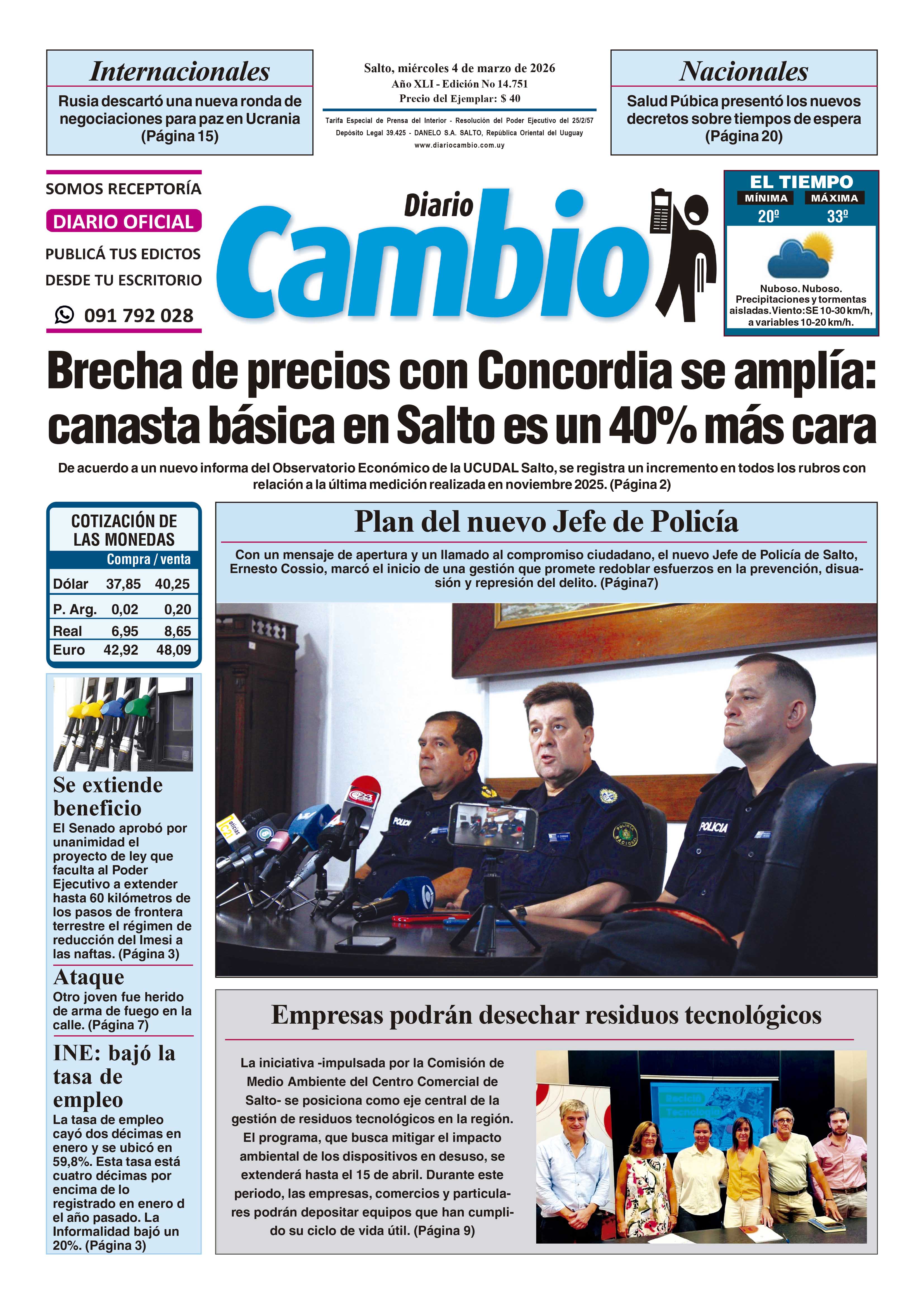 Portada de hoy