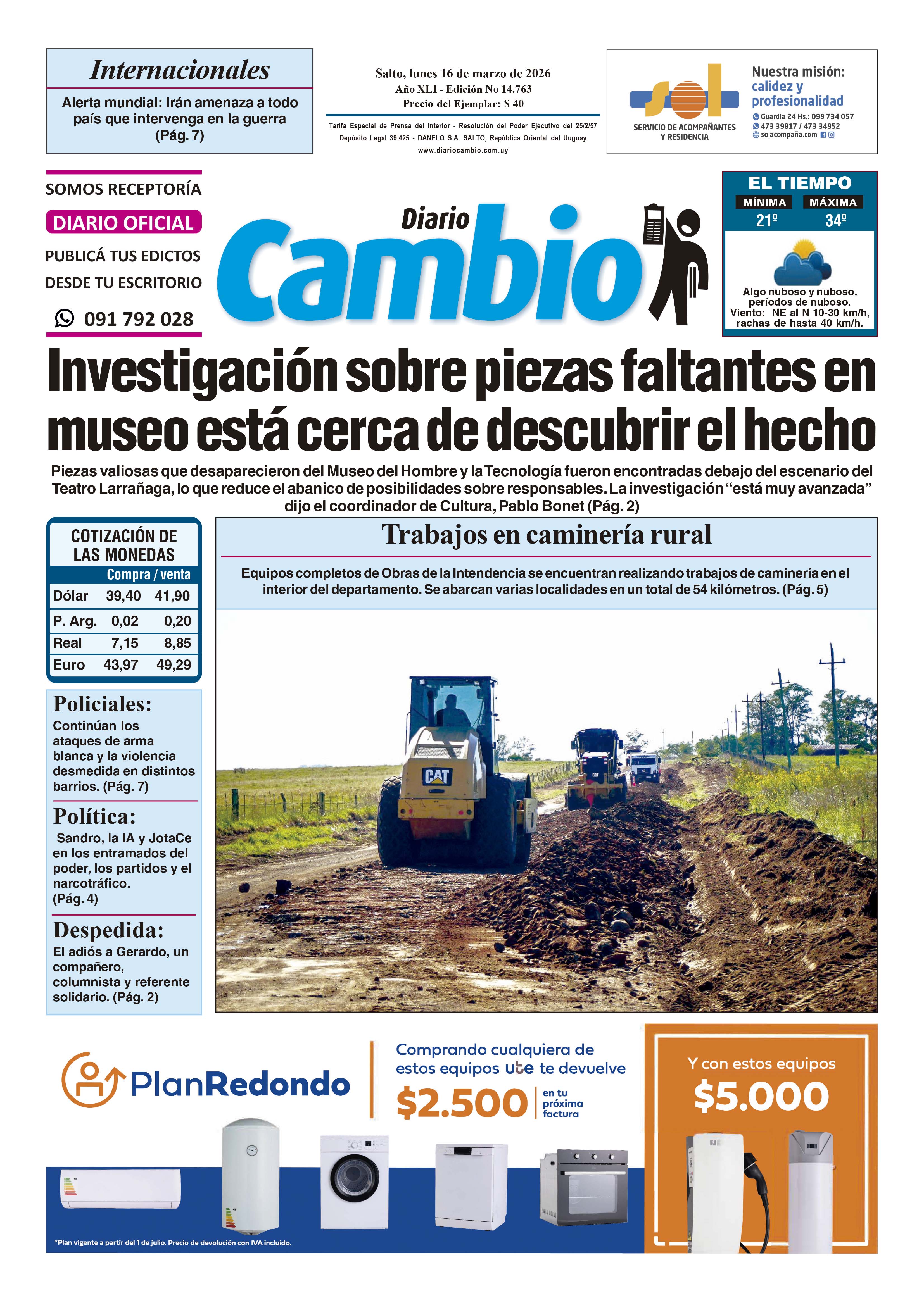 Portada de hoy