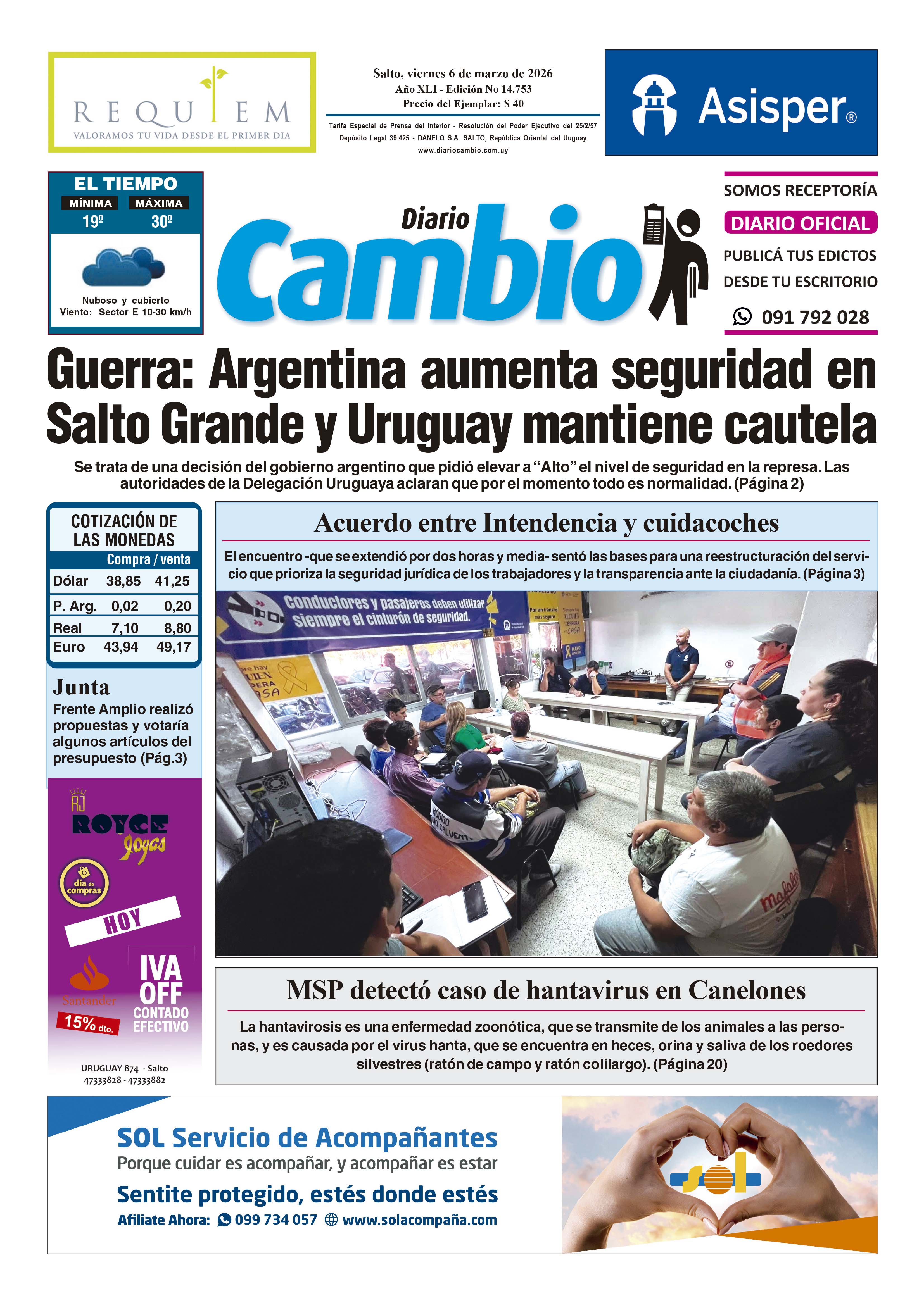 Portada de hoy