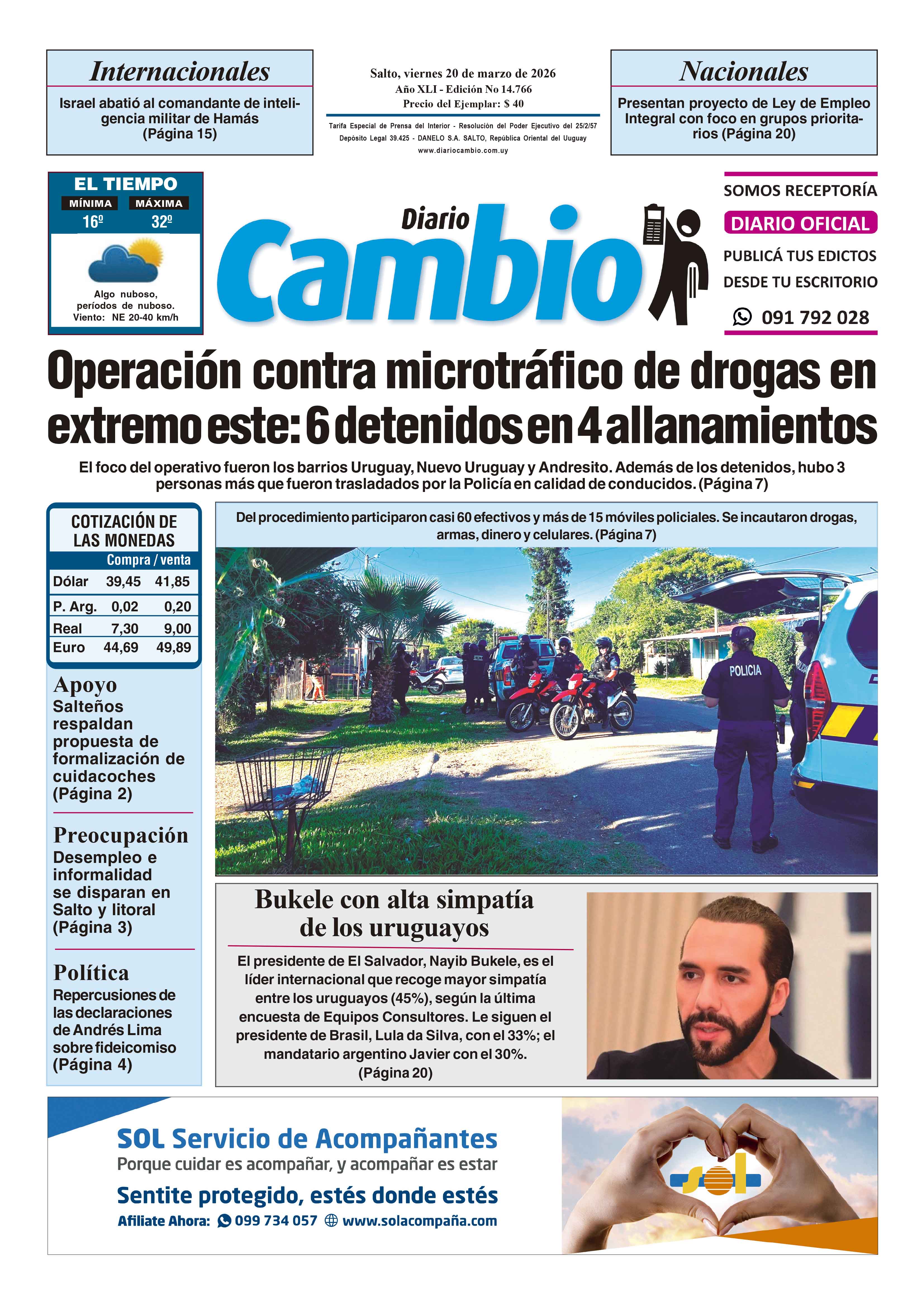 Portada de hoy