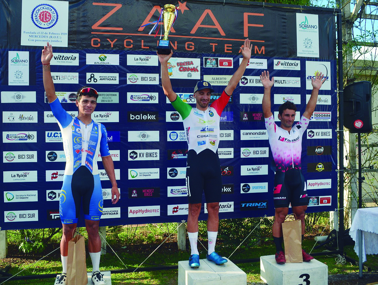 Gaday ganó la etapa de la Vuelta Chaná, Domínguez de Salto fue sexto