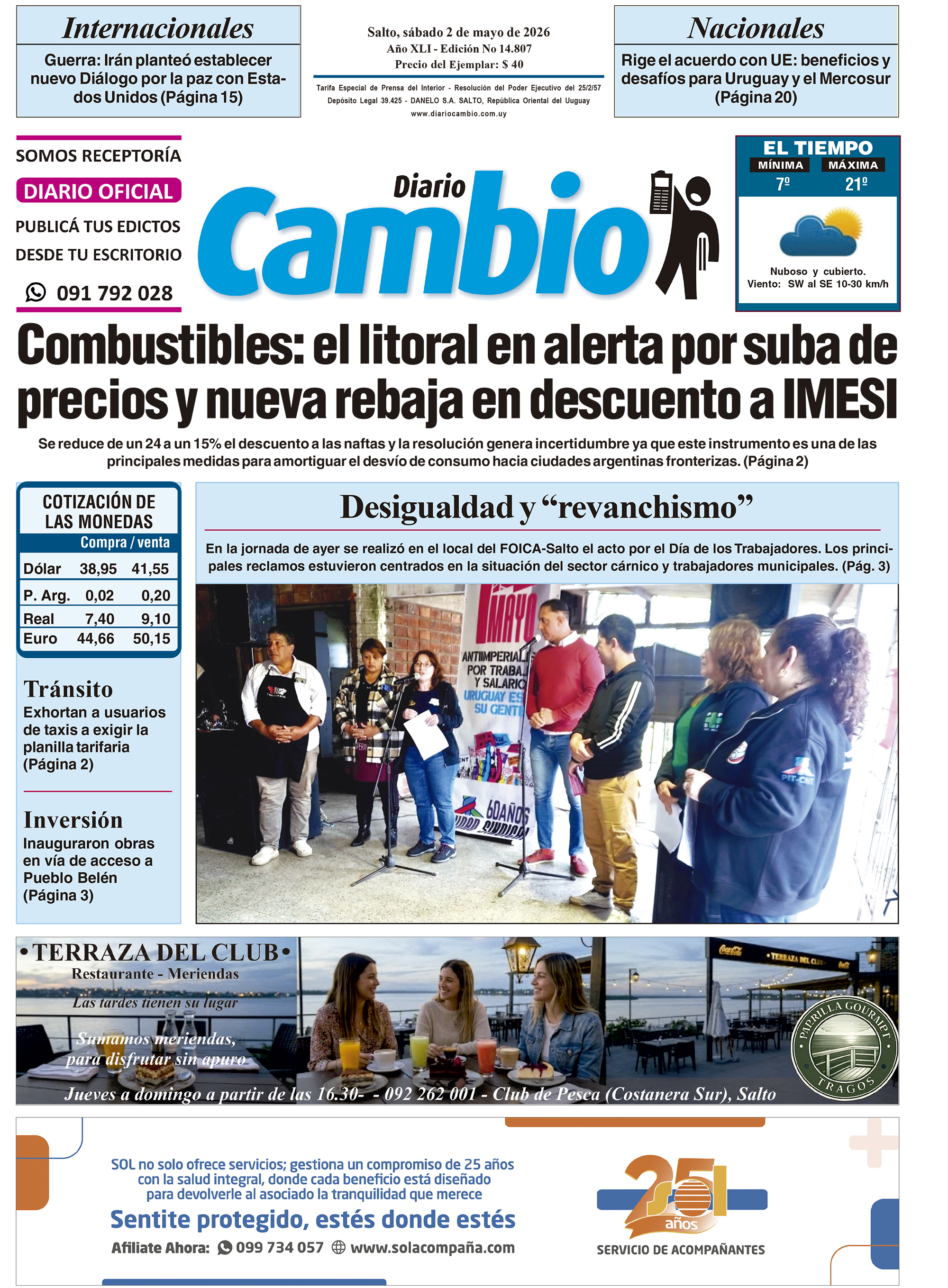 Portada de hoy