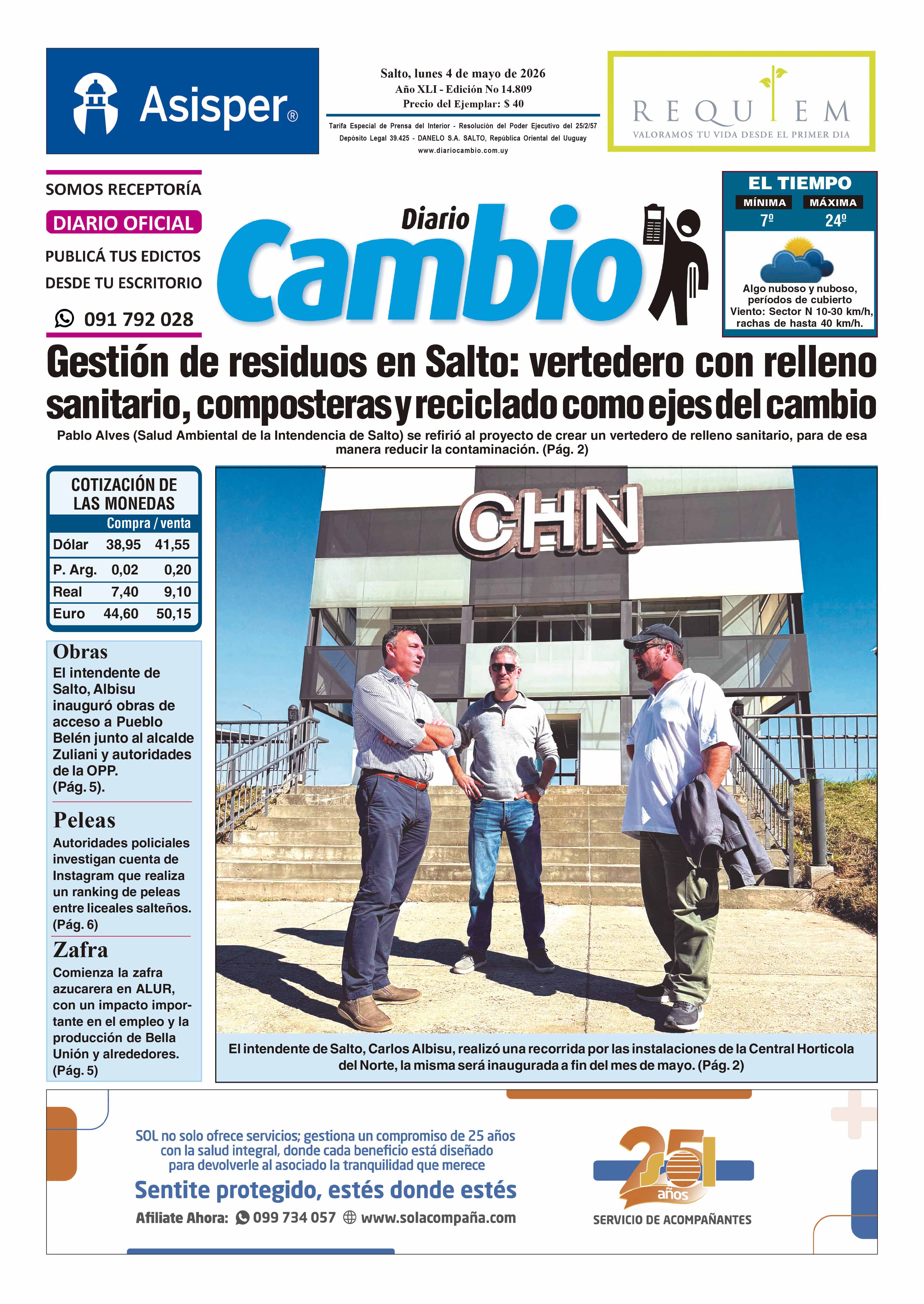 Portada de hoy