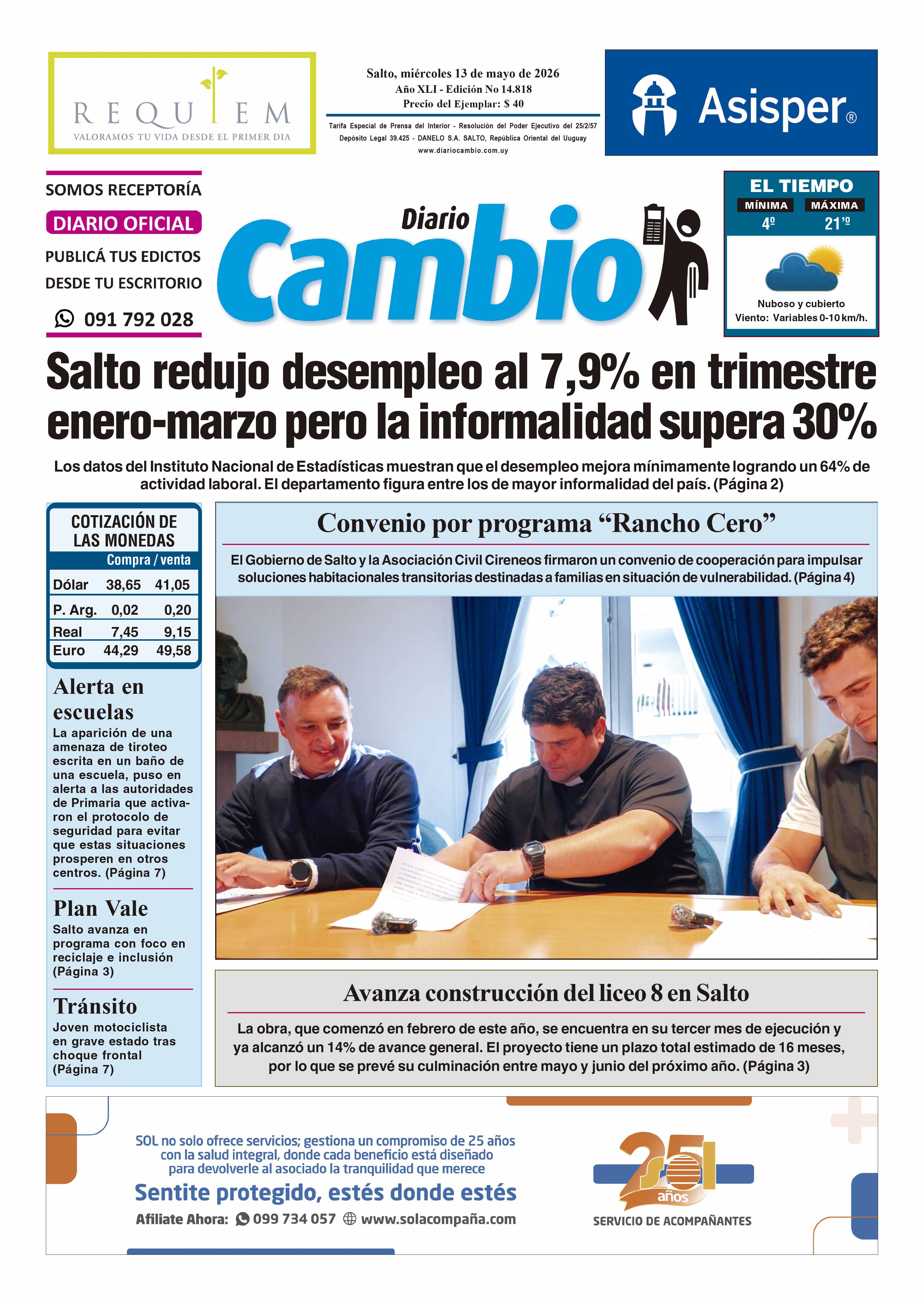 Portada de hoy