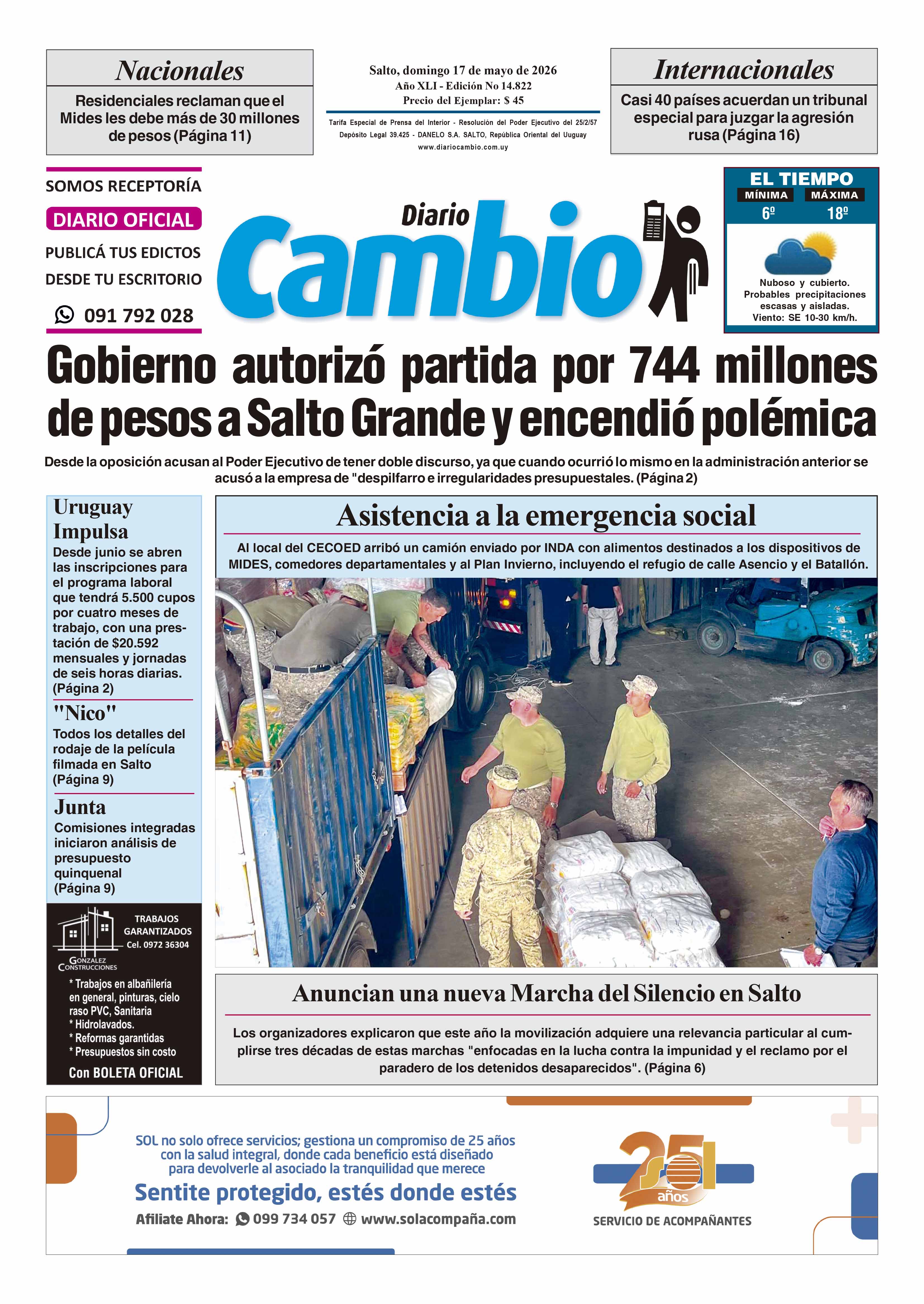 Portada de hoy