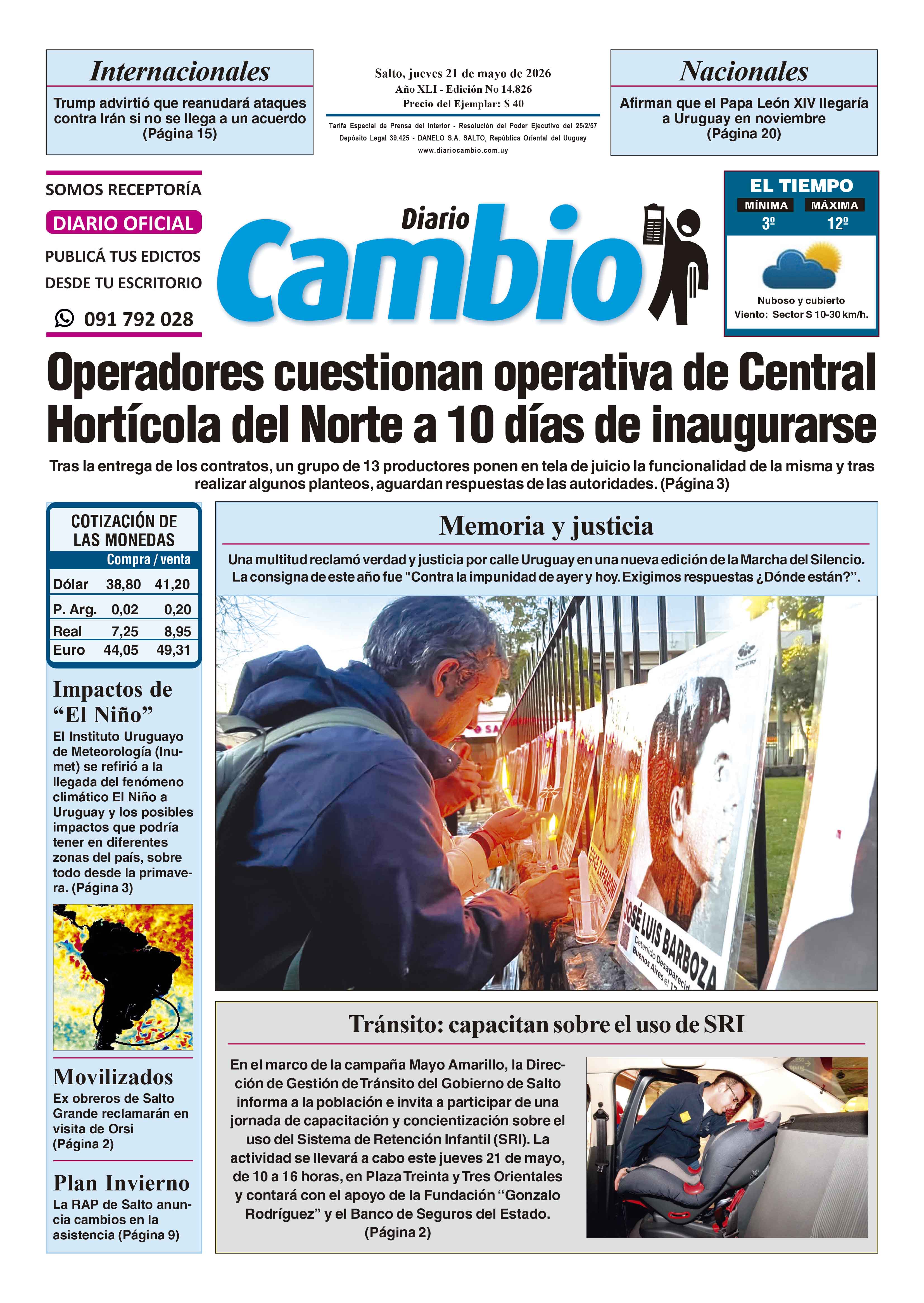 Portada de hoy