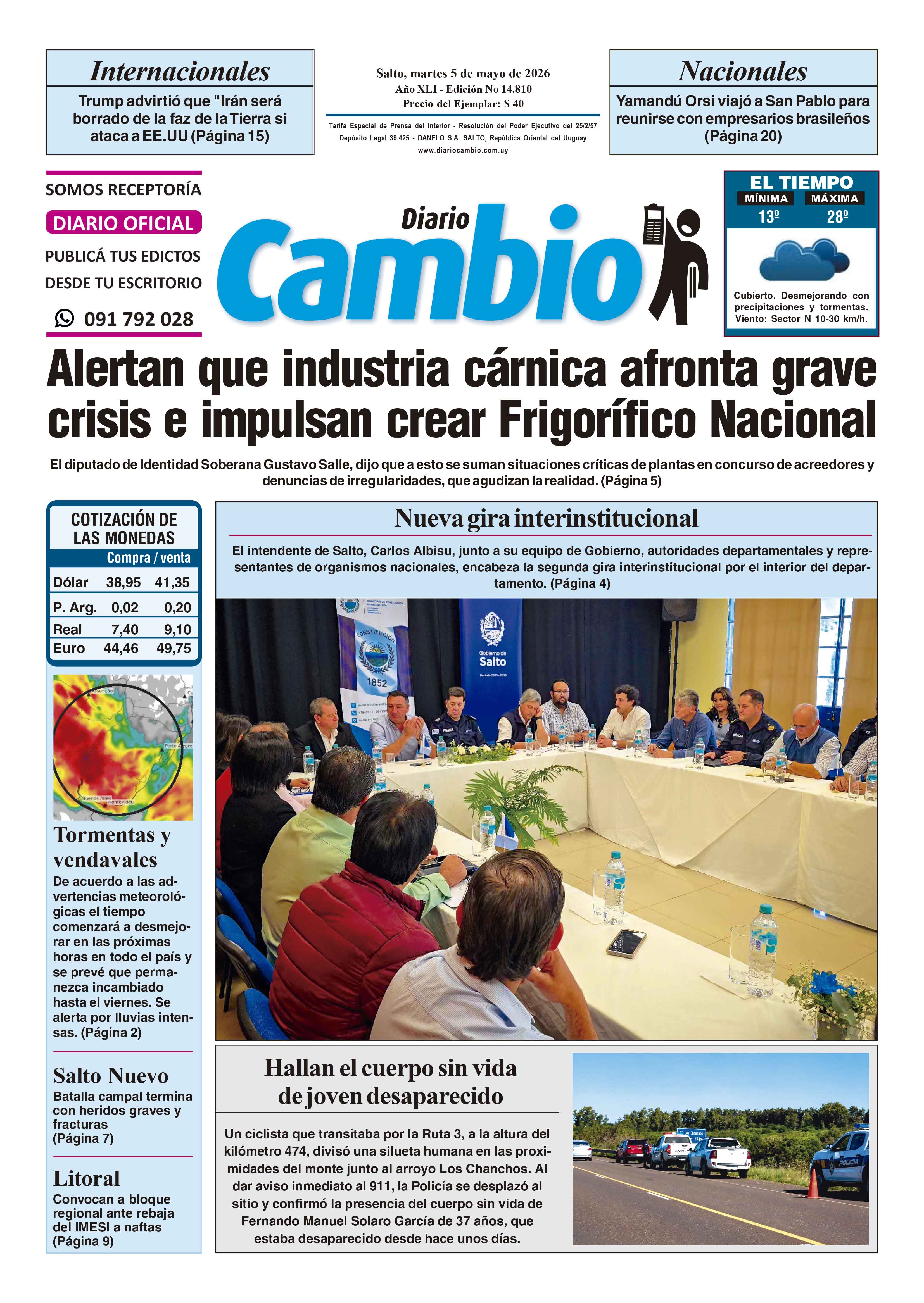 Portada de hoy