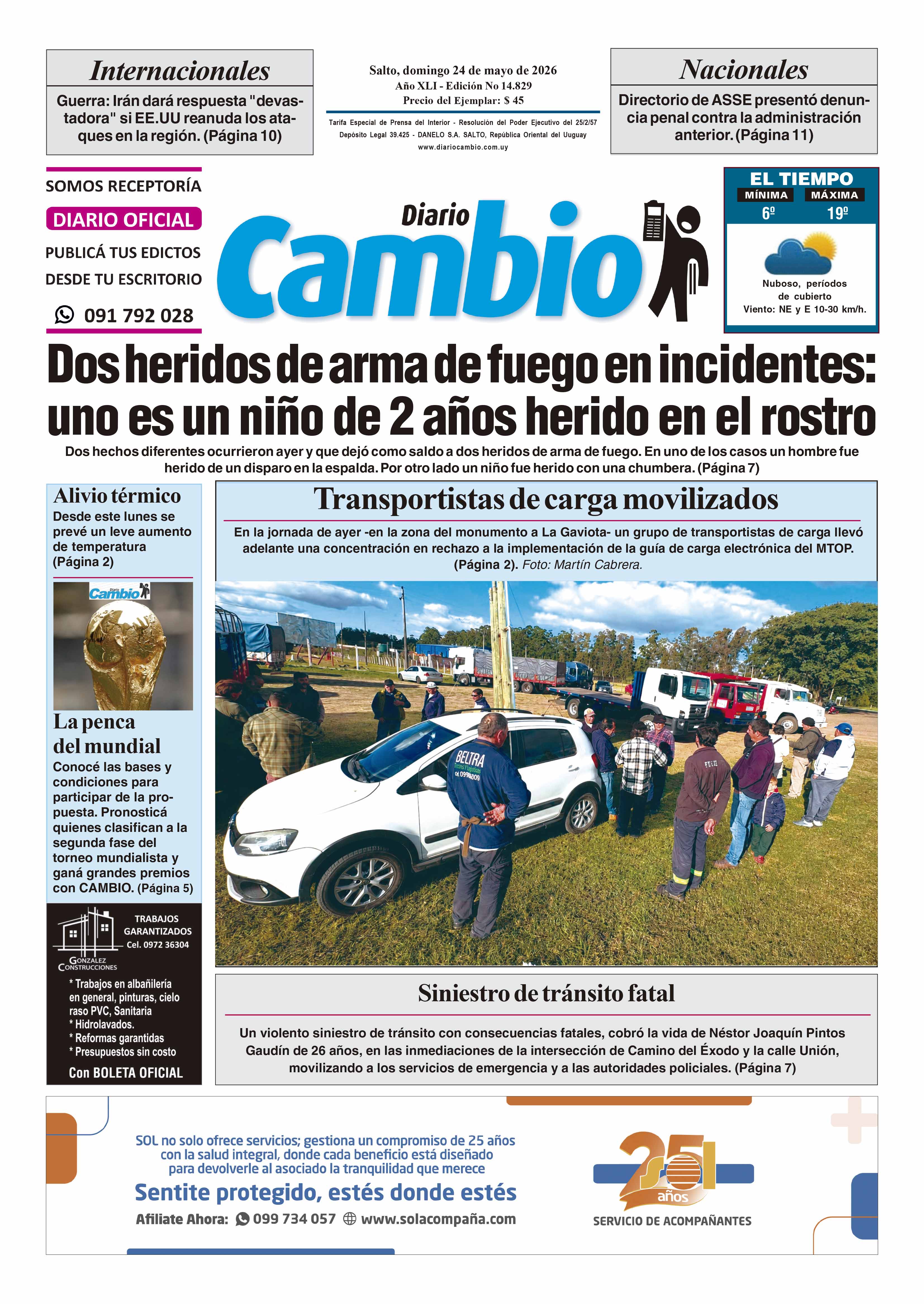 Portada de hoy