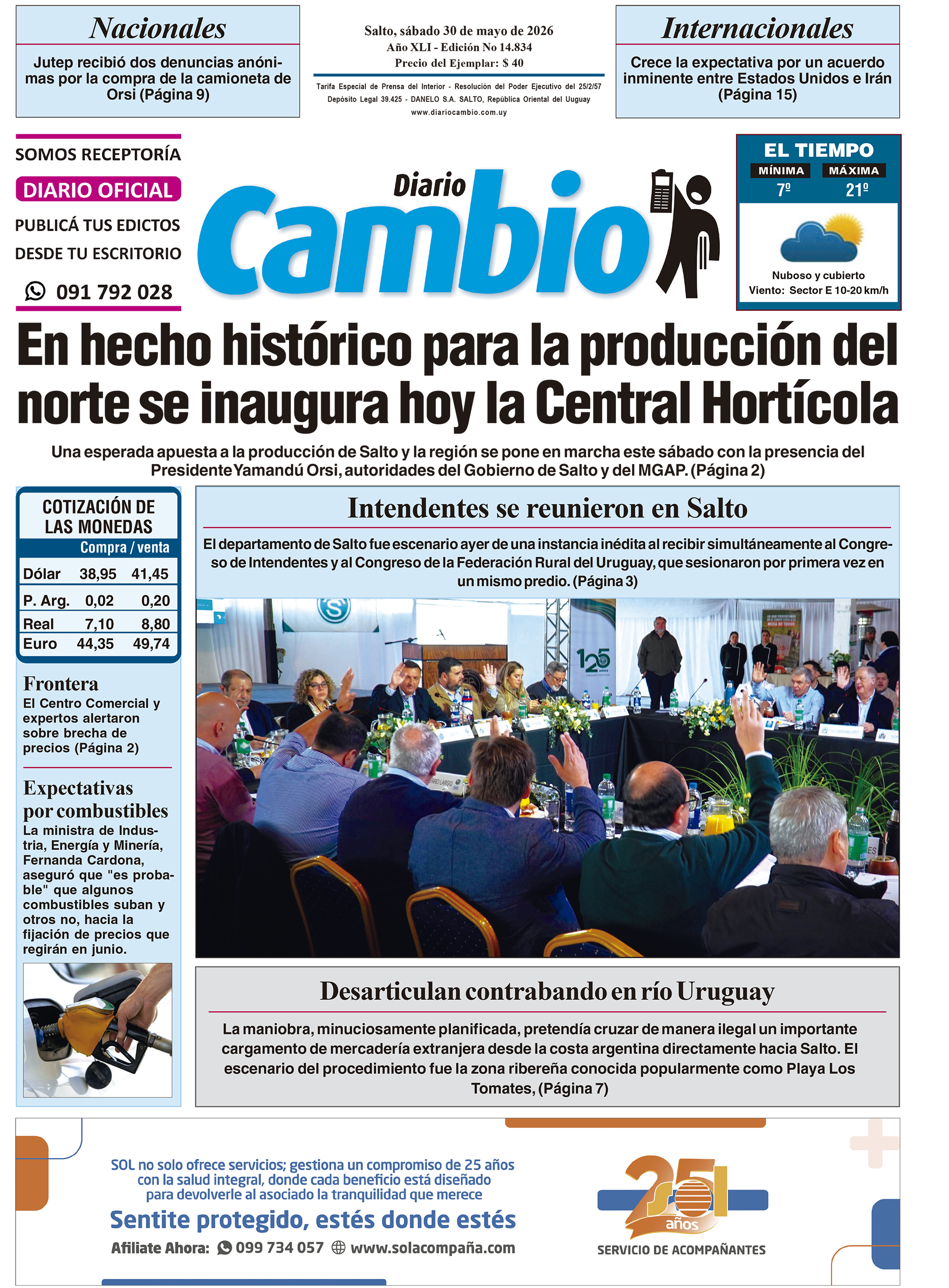 Portada de hoy