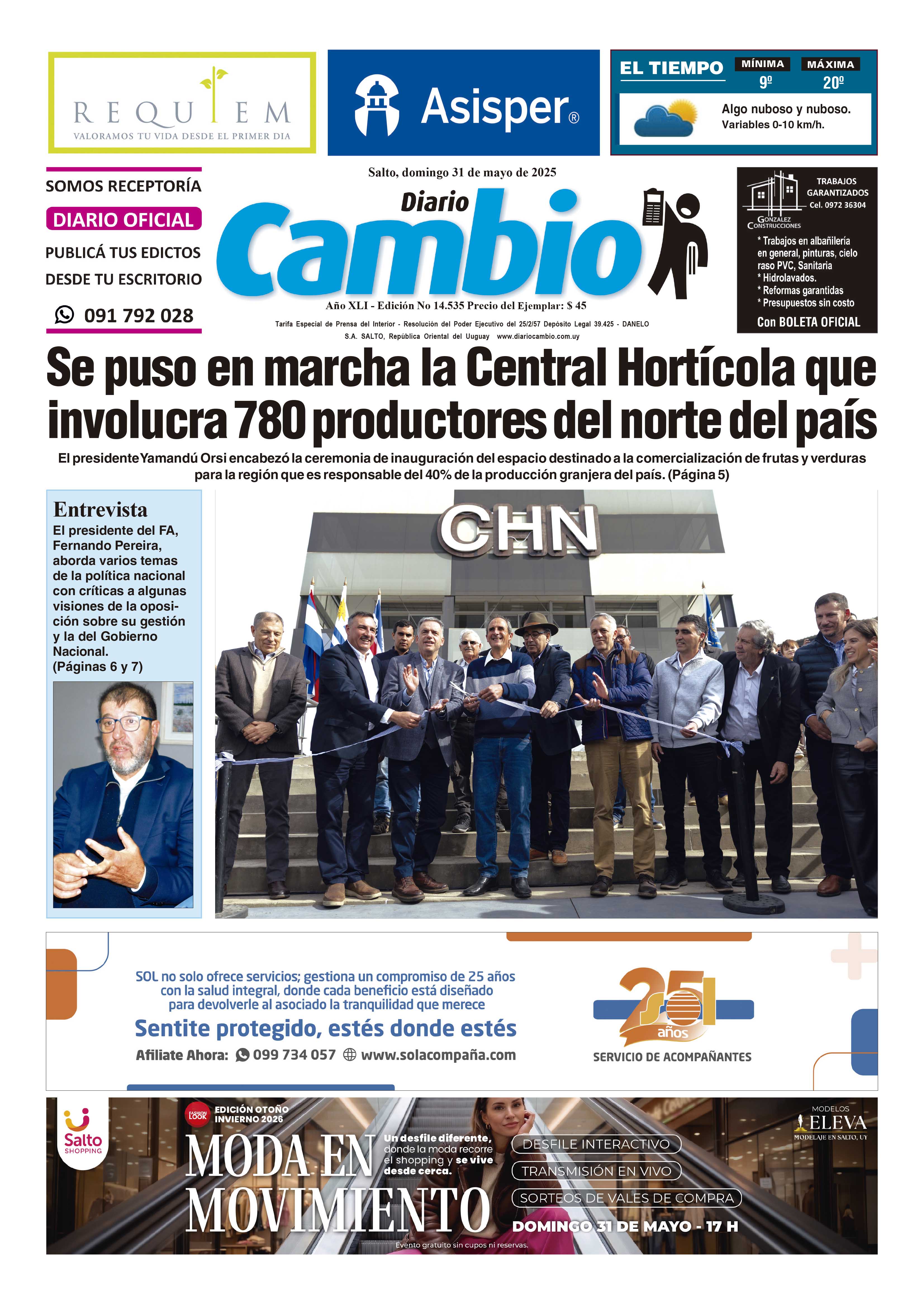 Portada de hoy